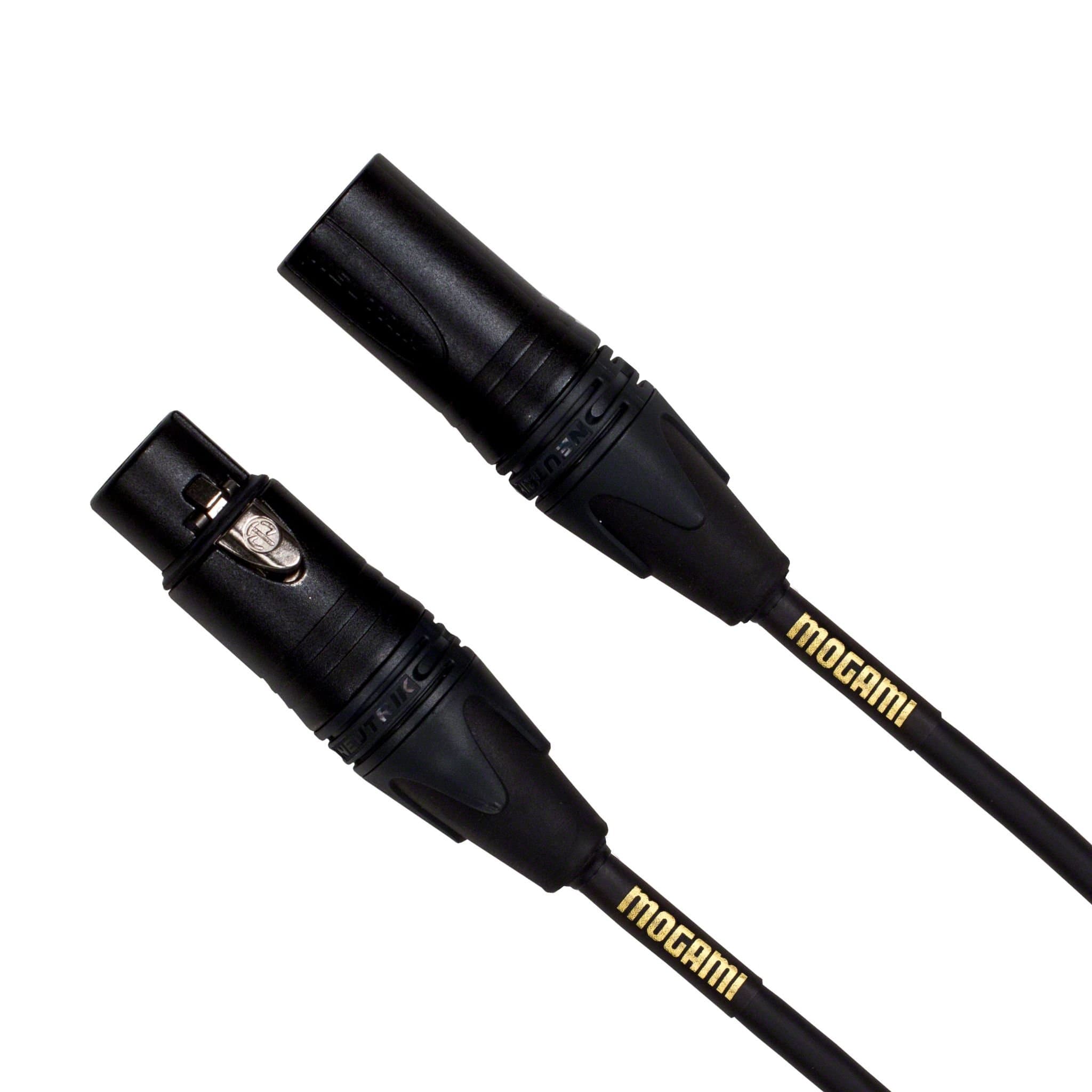 Mogami Gold Studio 100 XLR to XLR Quad Conductor Patch Cable 100 feet with Gold Contacts, XLRM-XLRF Connectors, Pro Audio Noise-Free