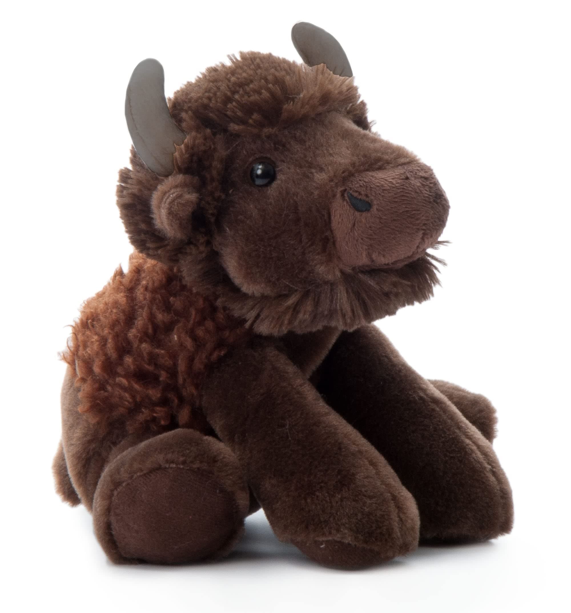 - Floppy Bison Stuffed Animal Plushie, Gifts for Kids, Wild Onez Wildlife Animals, Bison Plush Toy 9 inches