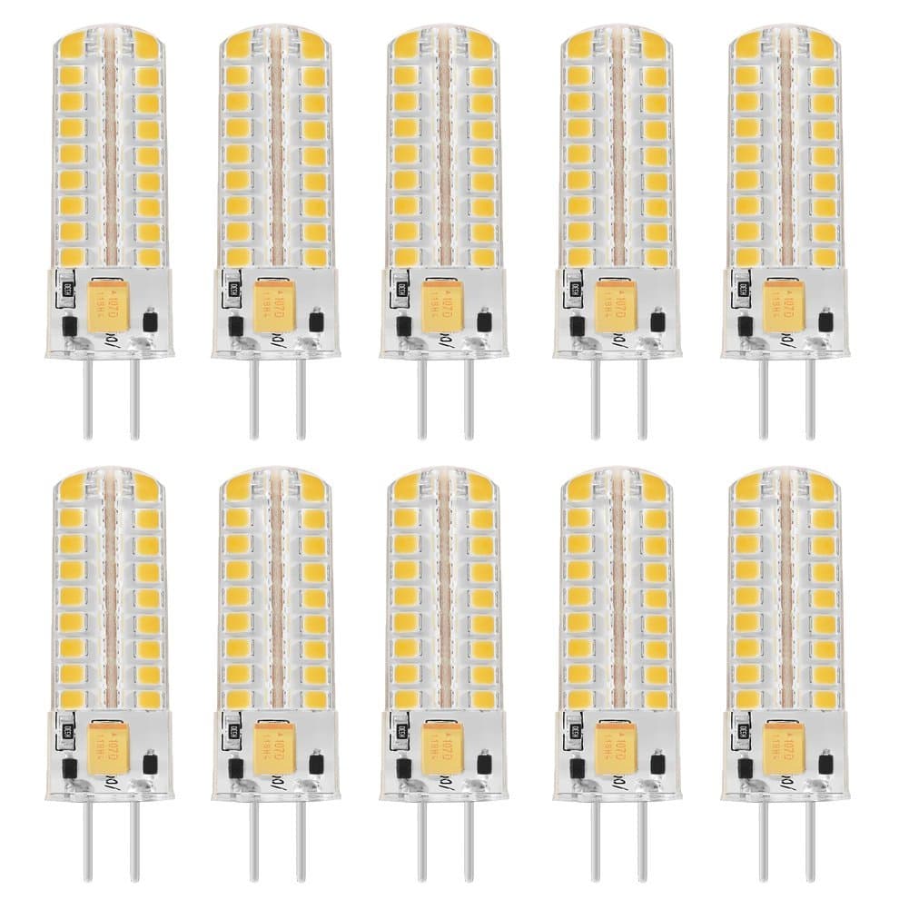 iLampens 10 X GY6.35 5W led bulb 72pcs 2835 SMD AC DC 12V 300-320 Lumen Warm White