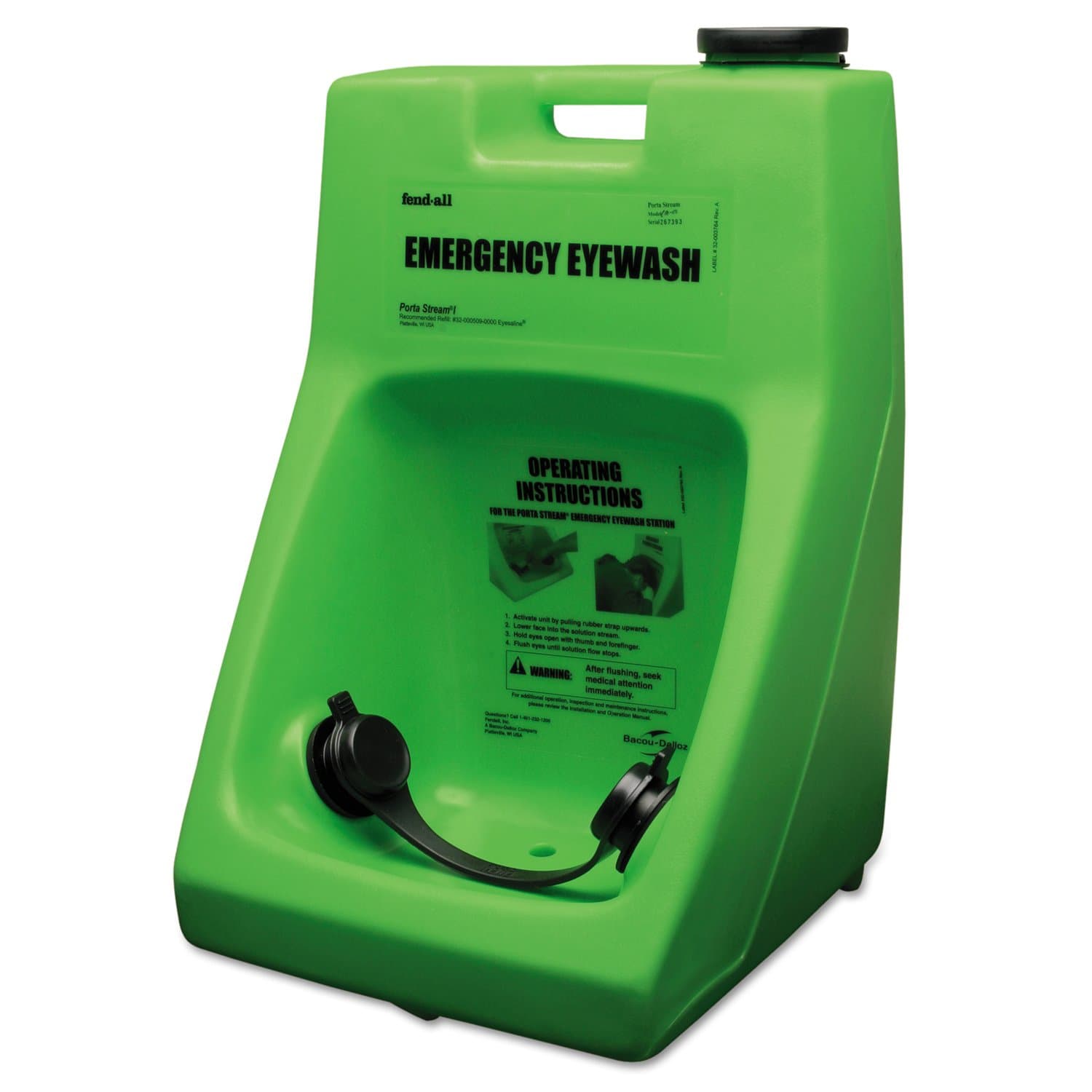 HoneywellEmergency Eyewash 32-000100-0000 Porta Stream I Emergency Eyewash Station, 70 oz.
