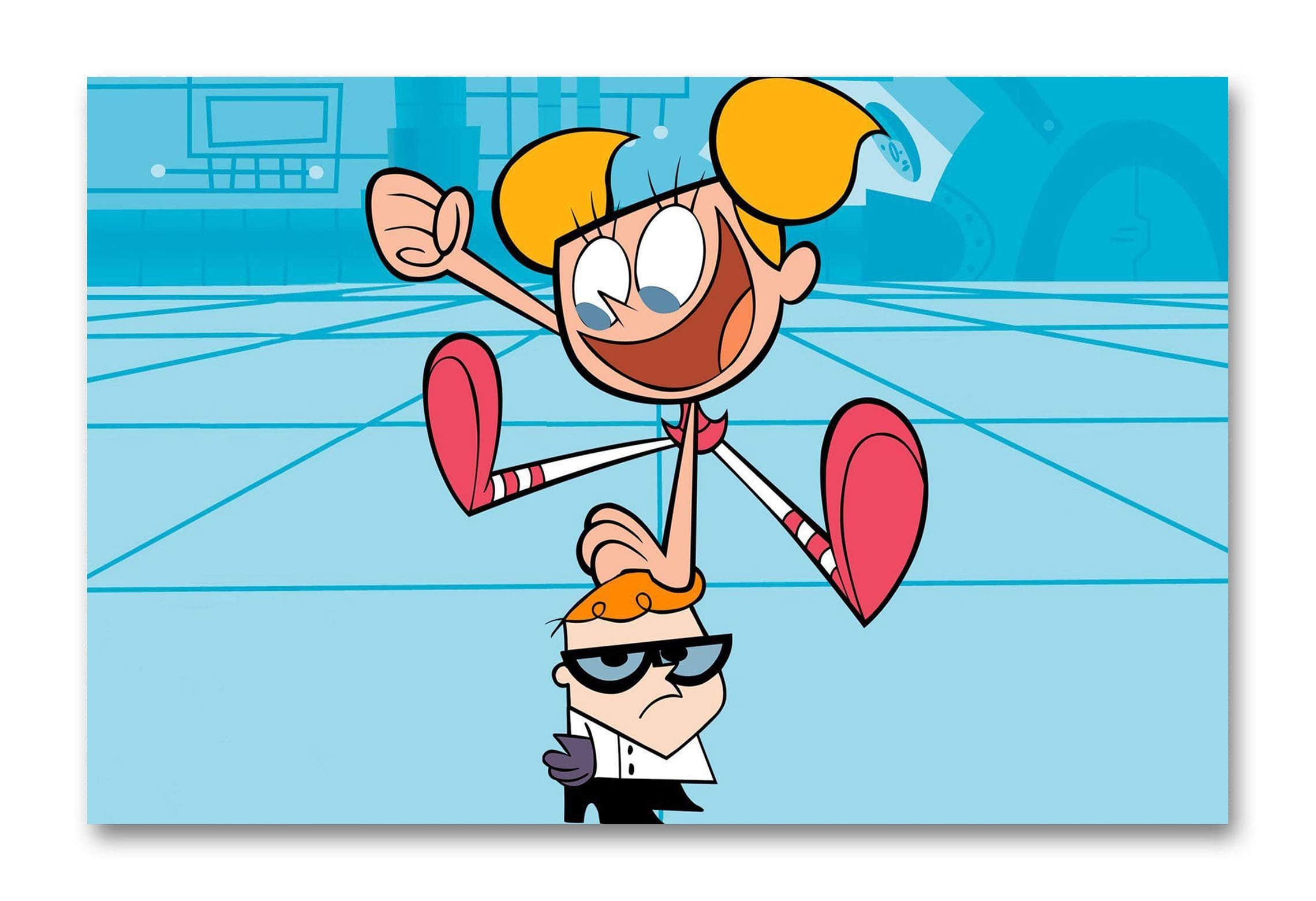 Tamatina Wall Poster - Dexter's Laboratory -Dee Dee - Children Cartoon Poster - HD Quality Wall Poster