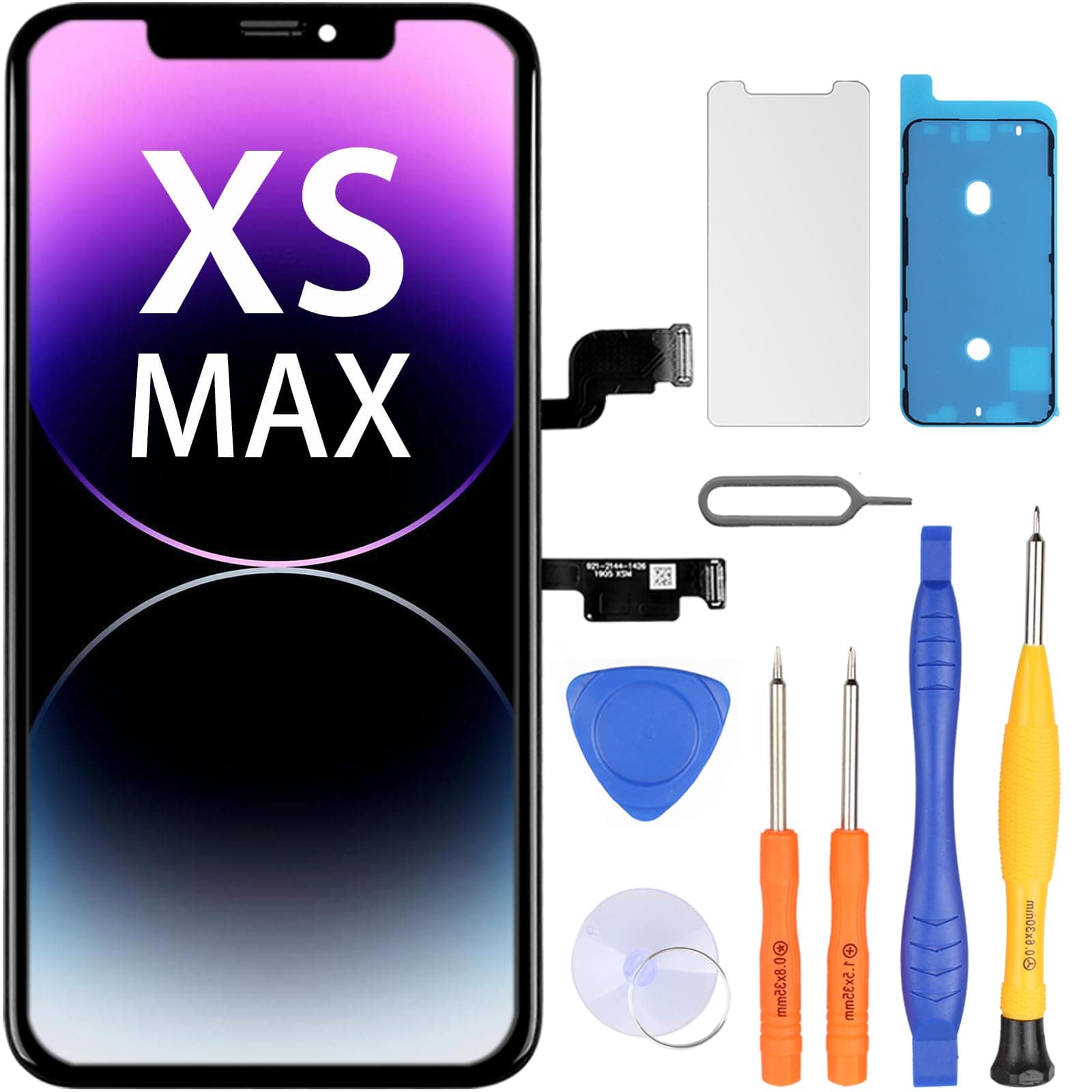 LL TRADER Screen Replacement for iPhone Xs MAX 6.5" LCD Retina Display Replacement Touch Screen Digitiser with Repair Tool KitsClimatePartner certified