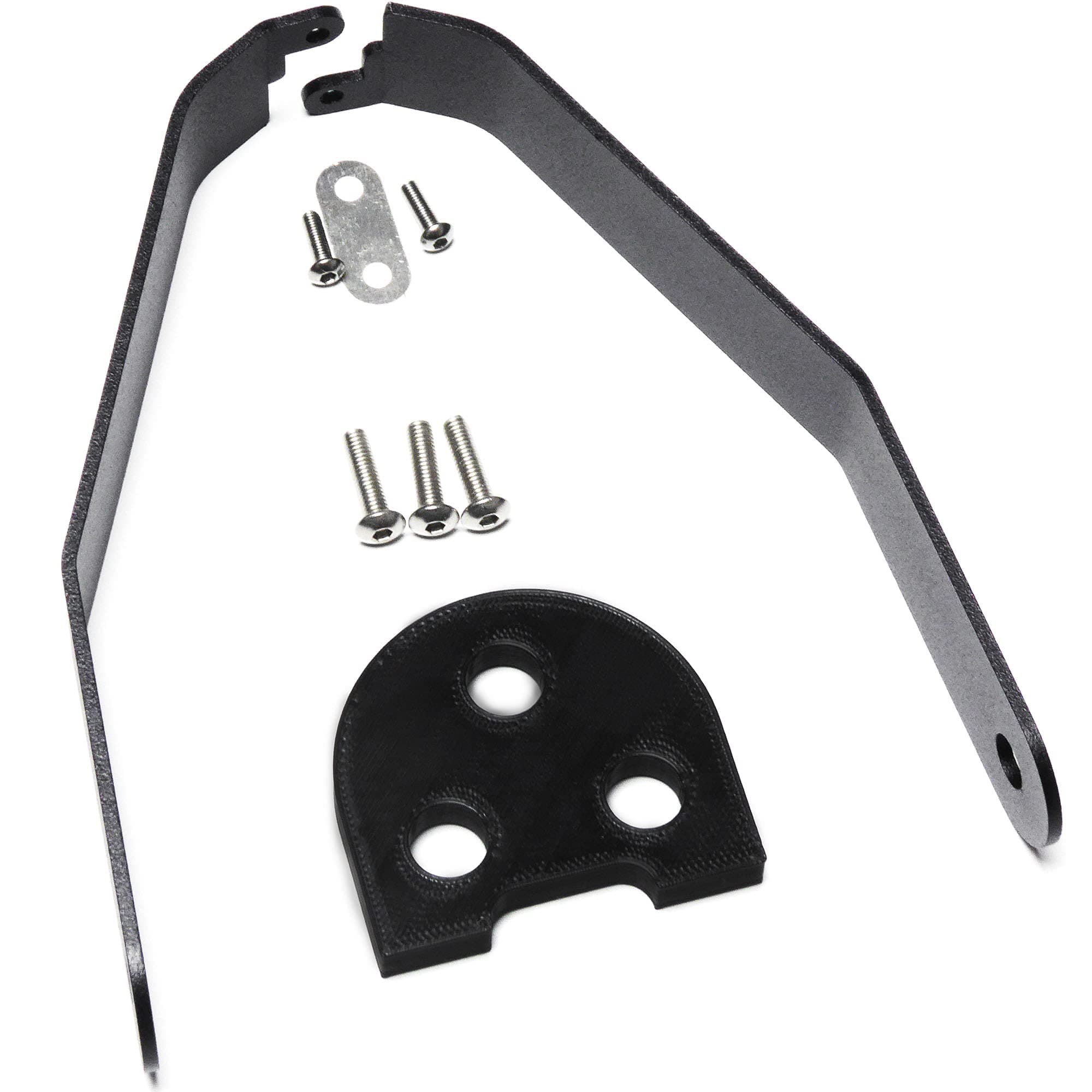 Vestigia® - Rear Fender Bracket for Xiaomi M365, Pro - Alu Metal Mudguard Support - Scooter Mod Upgrade Modification Kit (Black)