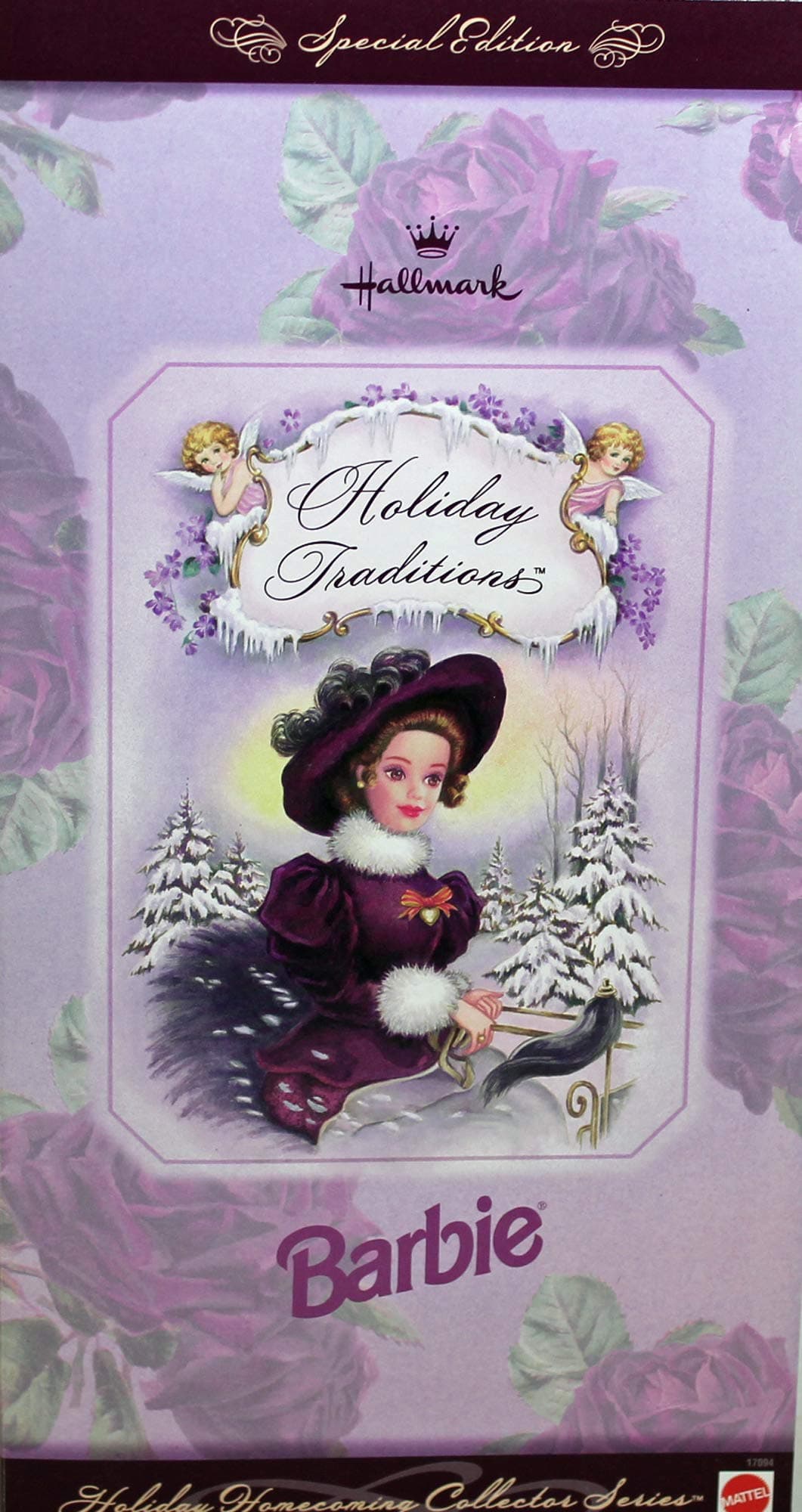 Barbie Hallmark Holiday Homecoming Collector Series Holiday Traditions By Mattel in 1996 - The box is not in mint condition [Special Edition]