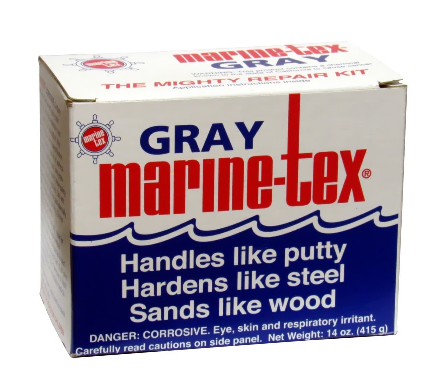TRAVACO Products- Marine TEX Marine-TEX 14 OZ KIT Gray