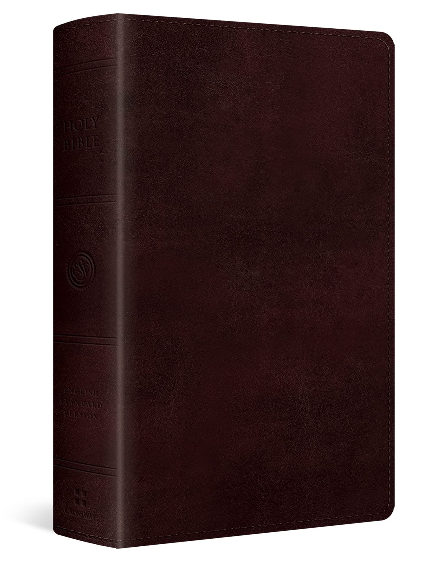 ESV Large Print Personal Size Bible (TruTone, Mahogany): English Standard Version, Mahogany, Trutone, Personal Size Bible