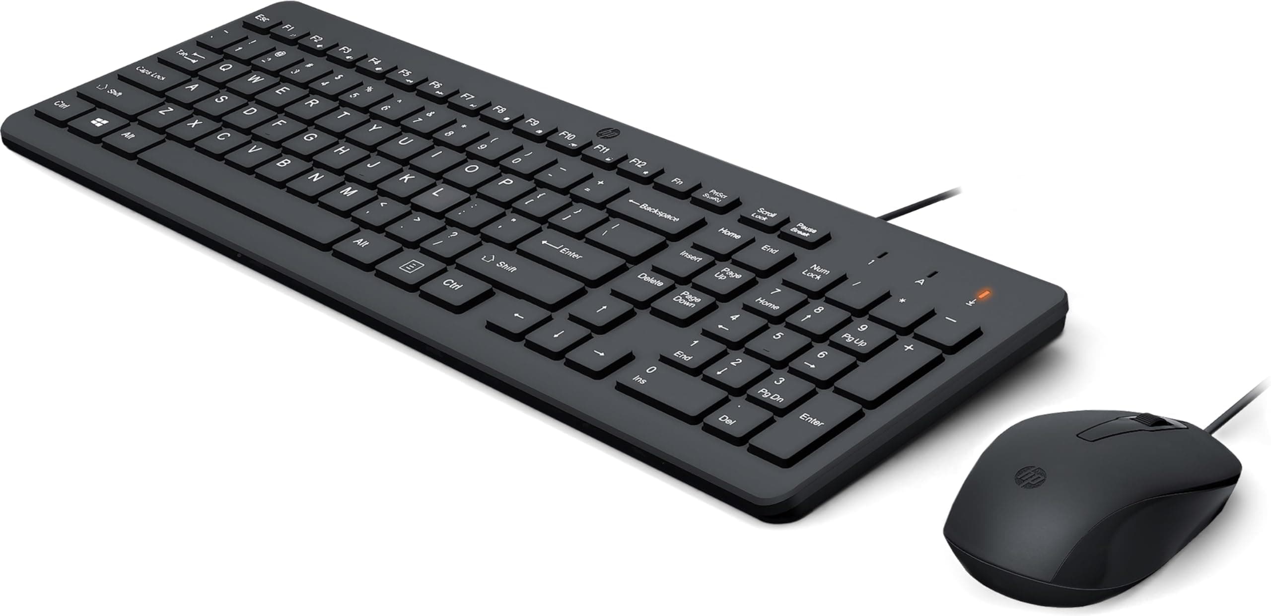 150 Wired Mouse and Keyboard Combo | 1600 DPI | Ergonomically Designed and Quiet Performance | F12 Functions | LED Indicators | USB-A Connection