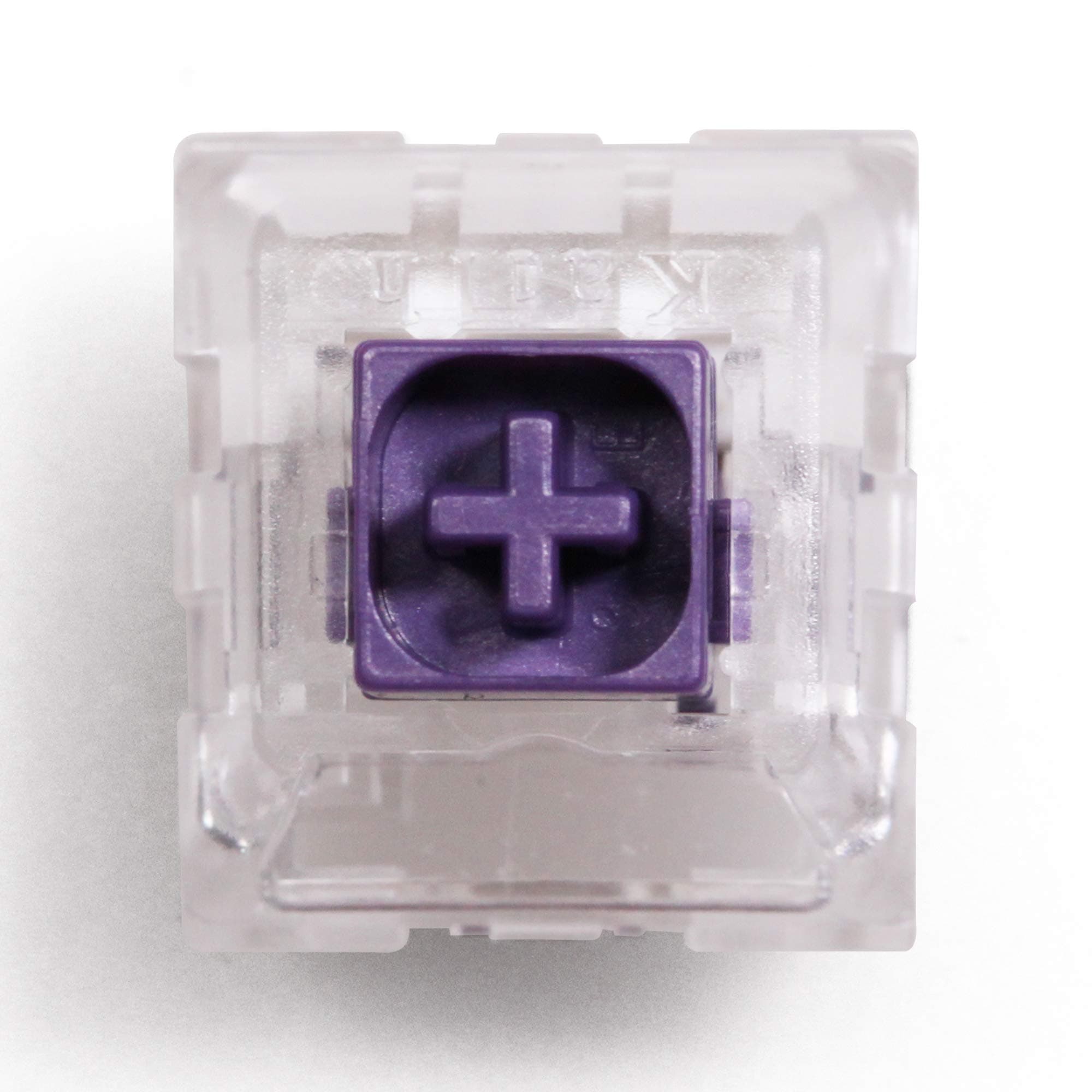 KPREPUBLICkailh Box Crystal Royal Switch SMD Clear MX Switches for Mechanical Keyboard 5pin 50m Clear housing Tactile (X110 PCS, kailh Crystal Royal Switch)