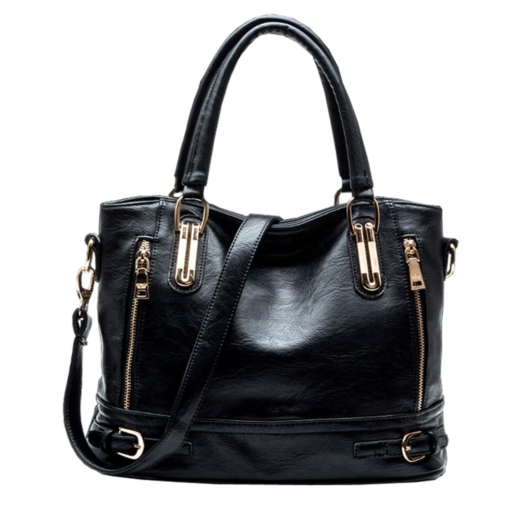 Top Handle Leather Handbags for Women Ladies Tote Crossbody Shoulder Bags Hobo Multi Pockets Designer Clutch Purse for Girls