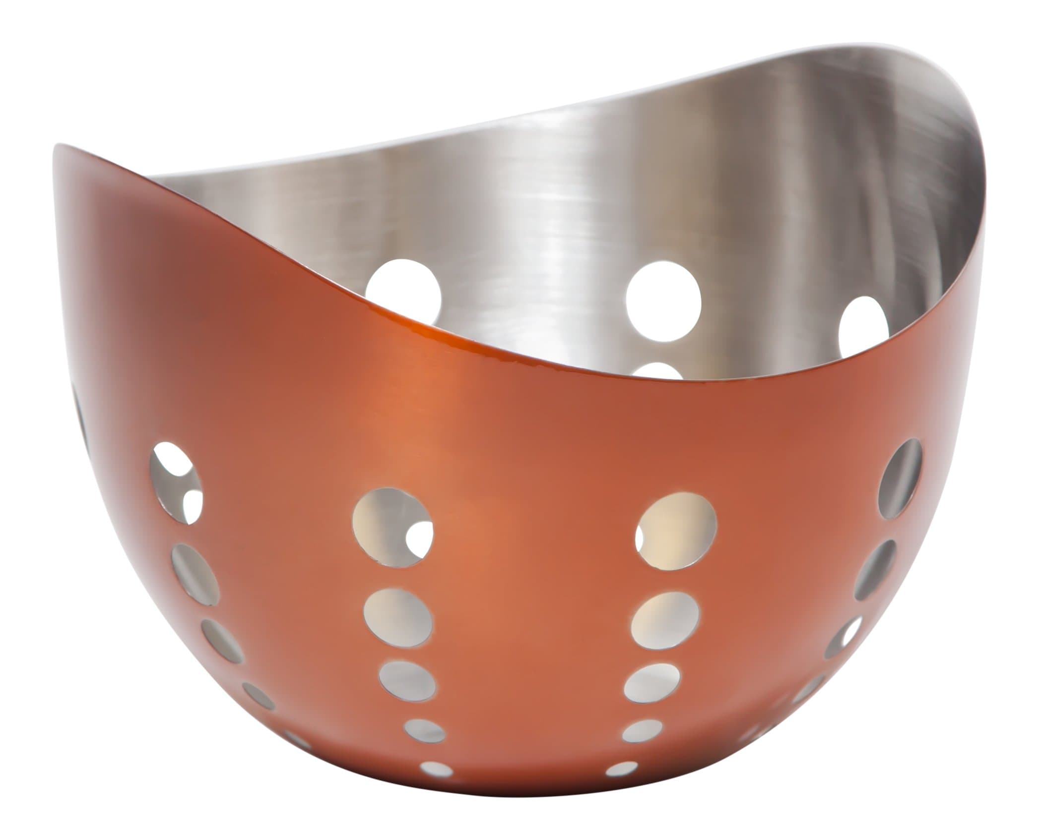 McSunley Stainless Steel Prep N Cook Copper Style Fruit & Bread Basket, Copper