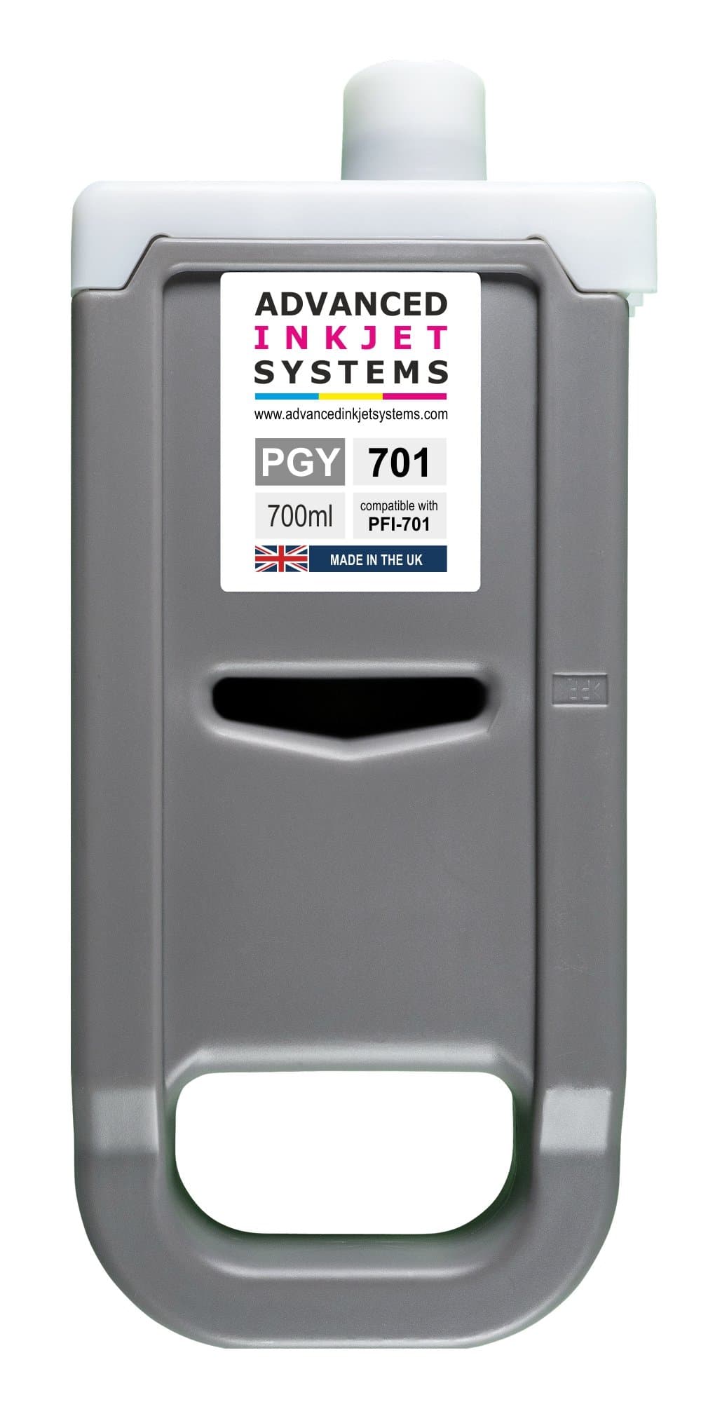 Compatible Canon PFI-701PGY PFI 701 PGY Photo Grey Ink Cartridge 700ml (0910B001AA) For Canon IPF8000 IPF9000 Printers.