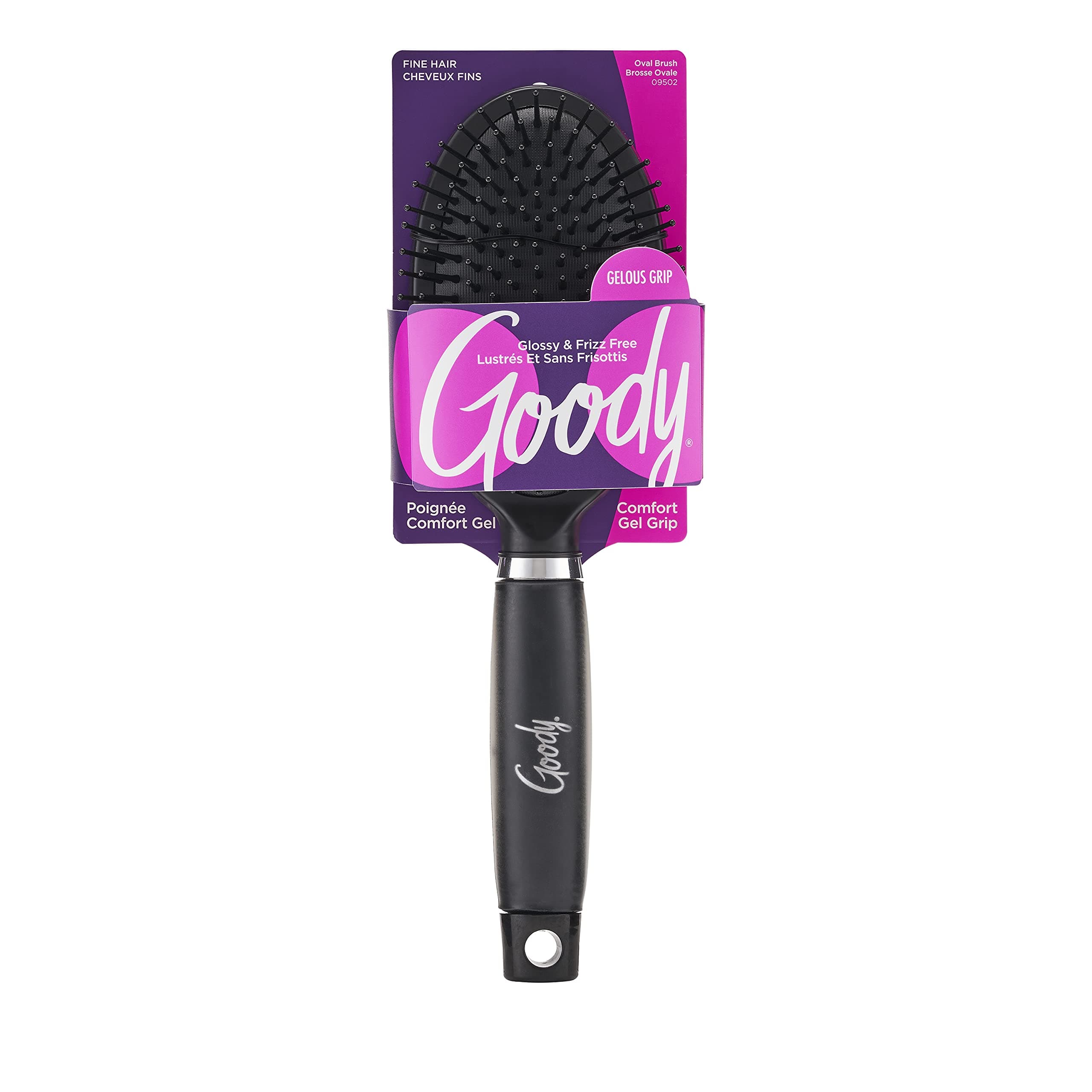 Goody Finish Gel Cushion Brush - Black by Goody