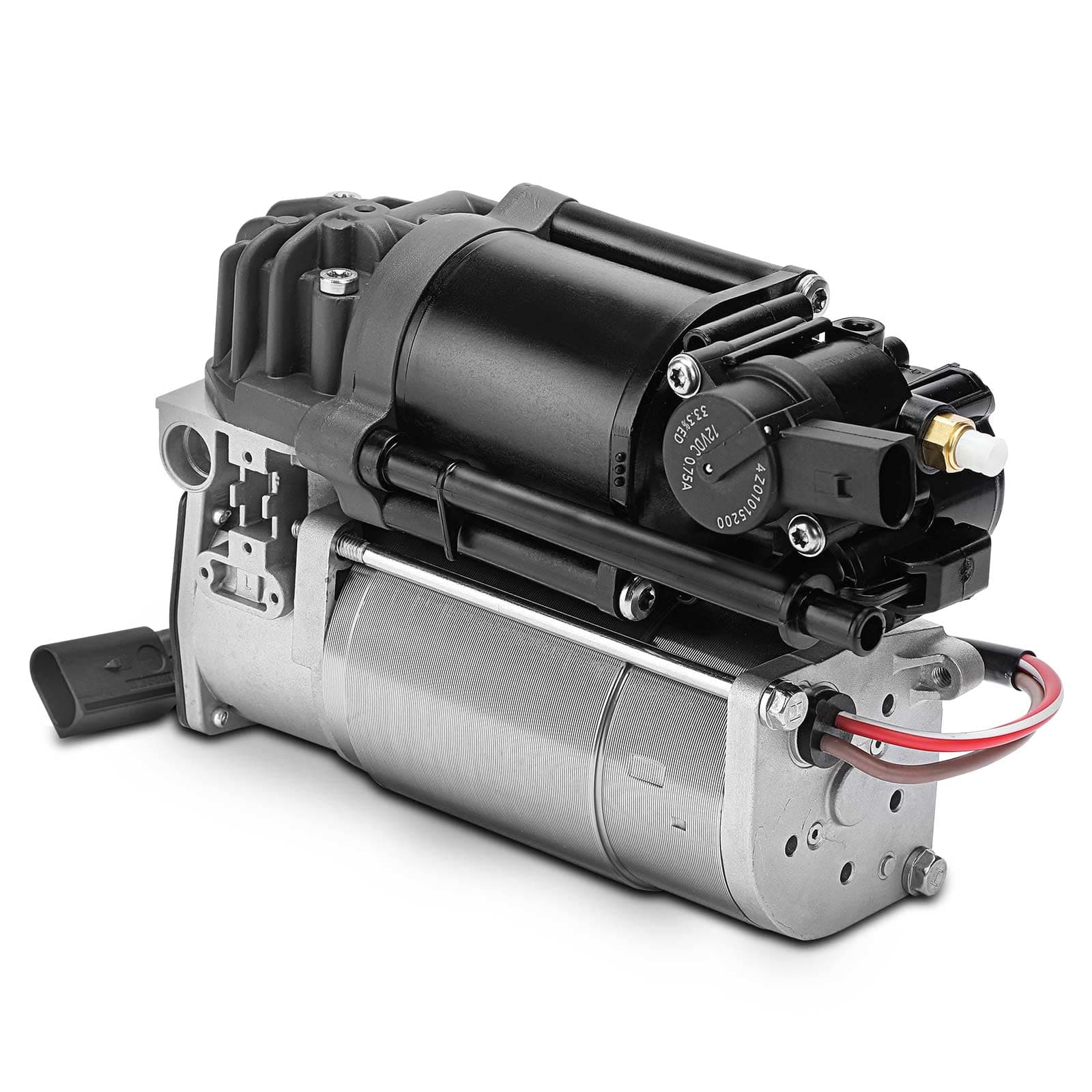 A-Premium Air Suspension Compressor Compatible with Mercedes-Benz W212 W218 CLS400 CLS550 E250 E300 E350 E400 E550 E63 AMG, 13 A, 140 PSI, 24 VDC, Replace# A2123200104