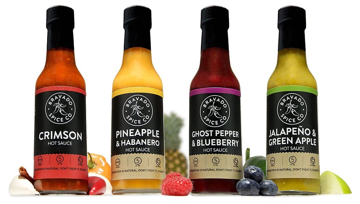 Bravado Spice Hot Sauce Set, 5 fl oz, 4 count