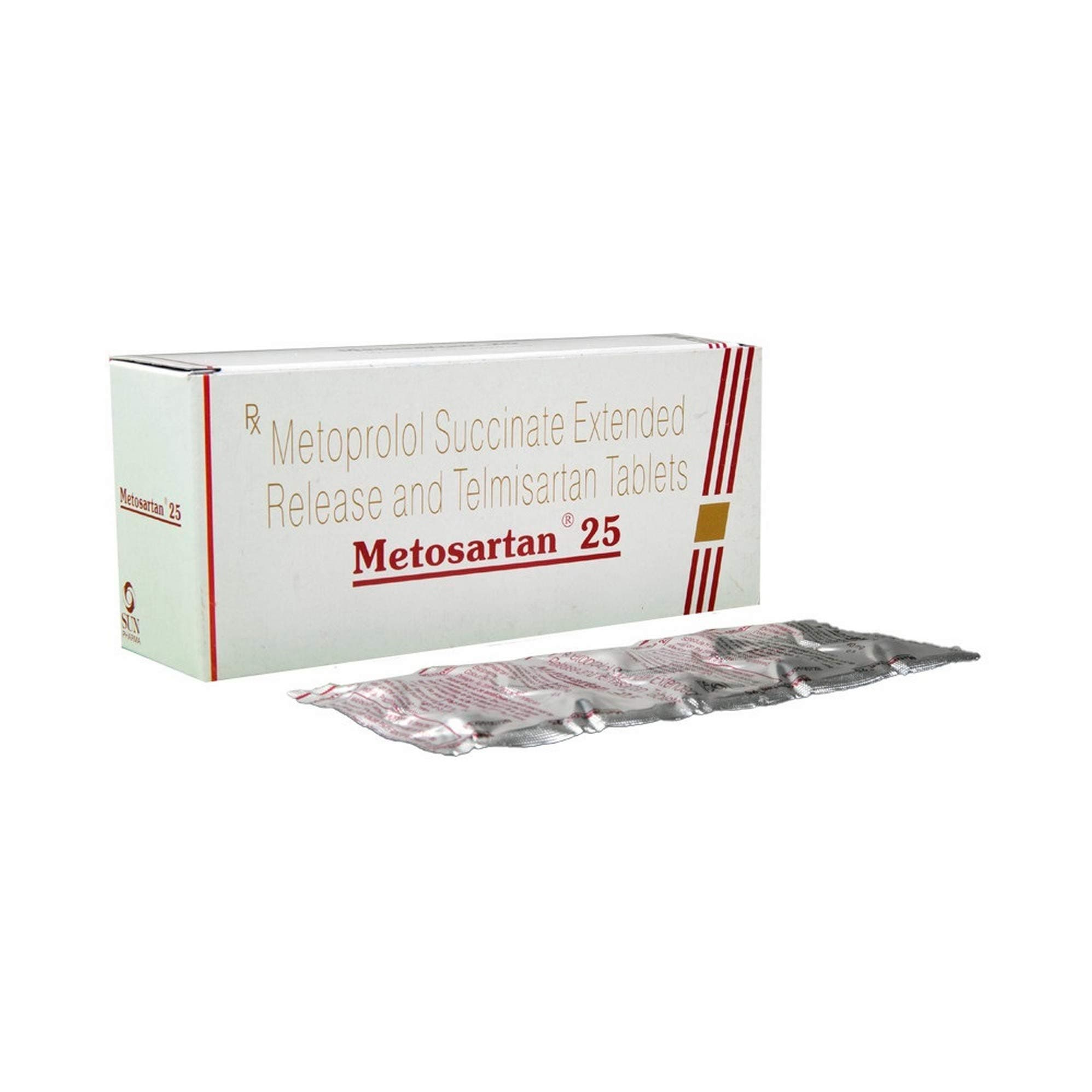 Metosartan 25 - Strip of 10 Tablets