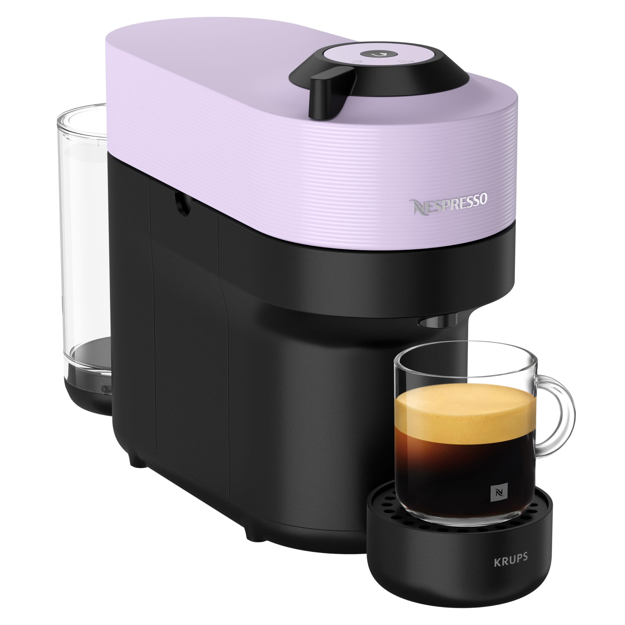Nespresso Krups Vertuo pop coffee pod machine, Lilac
