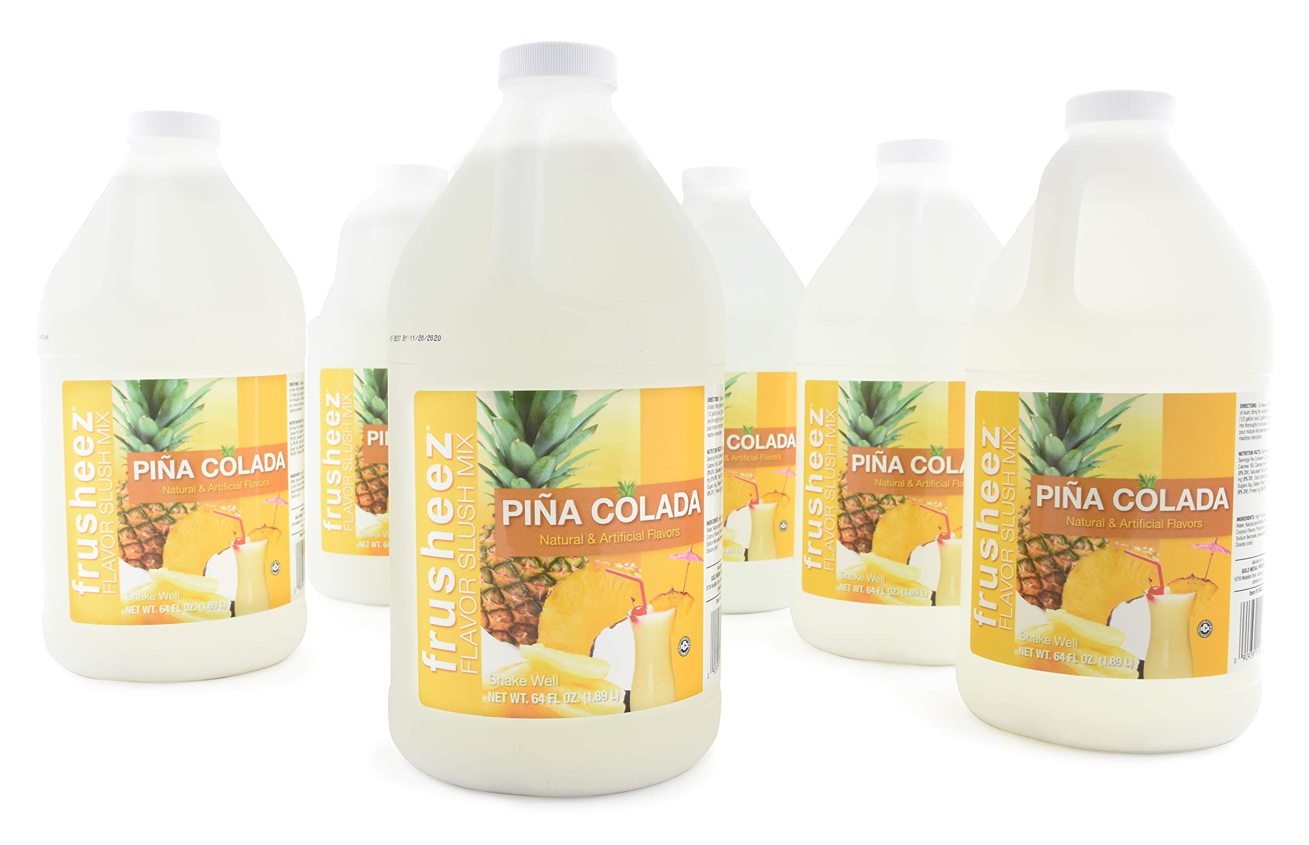 Pina Colada Frusheez Slush Mix (6 - 1/2 gallons)