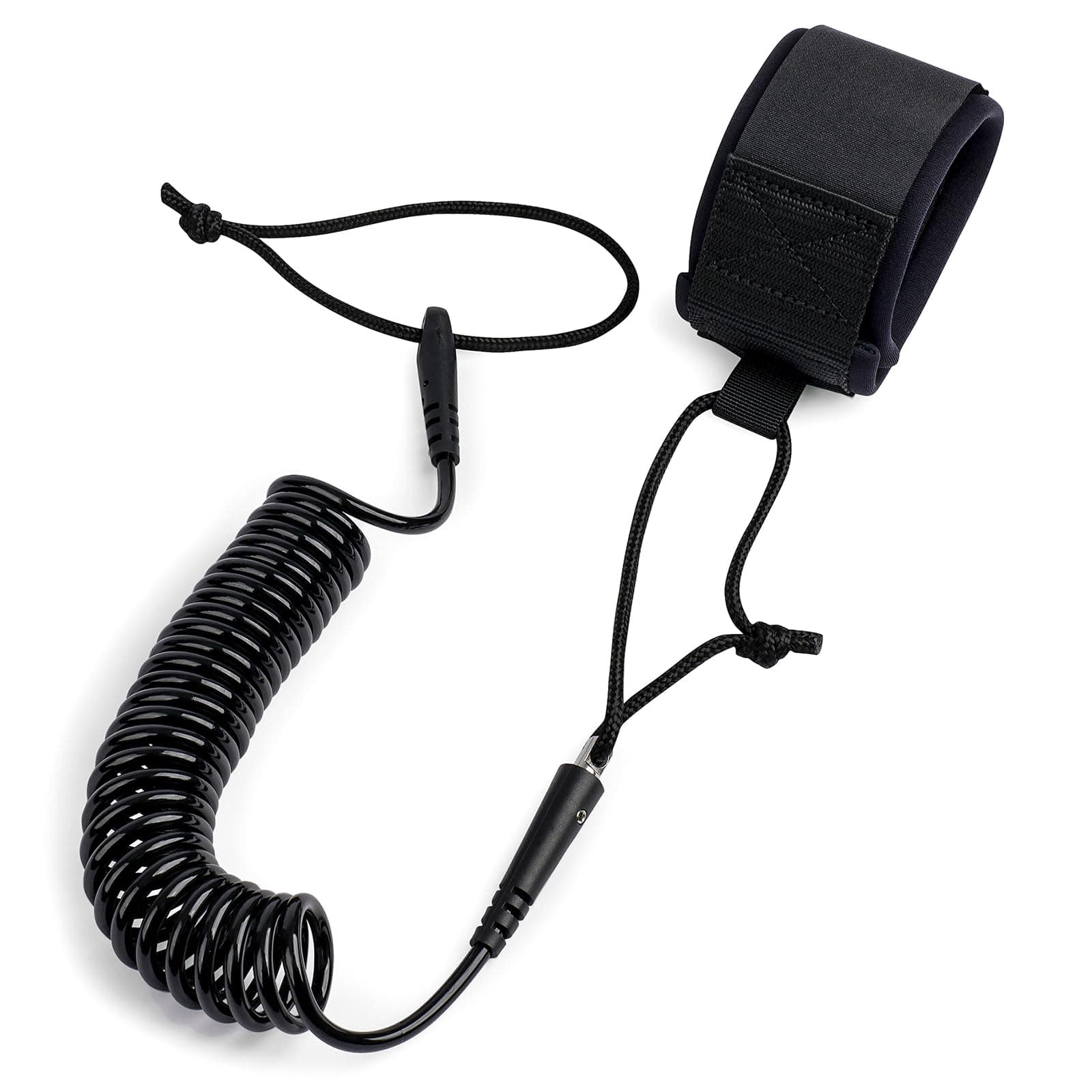 Abahub SUP Leash, Sup Zubehr, Surfboard Leash Board Sup Sicherheitsleine, Schwarz/Blau/Orange/Grn/Gelb/Wei/Transparent/Rot 10ft 7 mm Leash fr Erwachsene