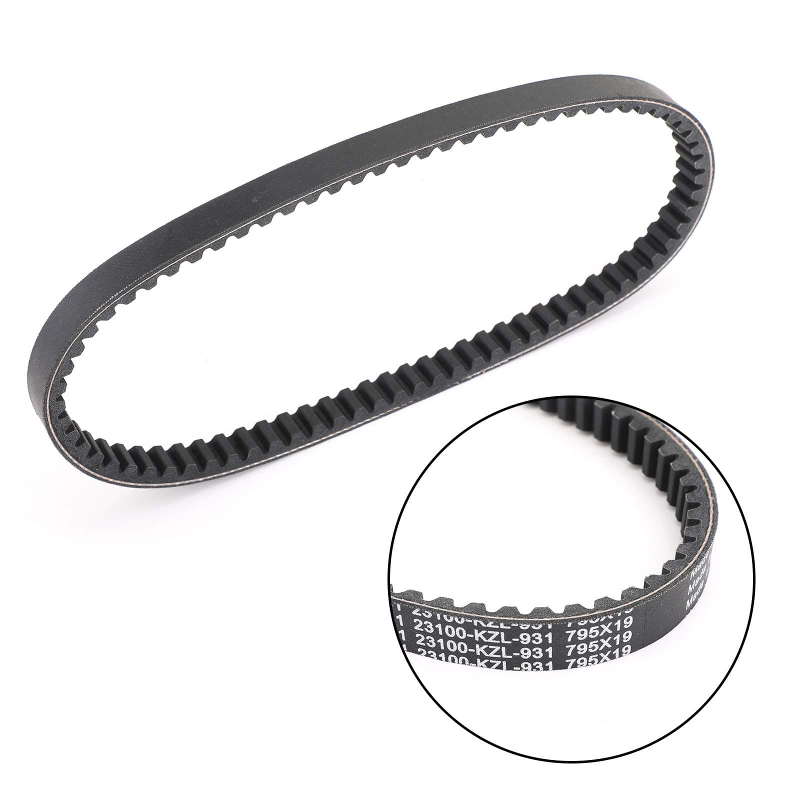 Artudatech Motorbike Belt Drive, Motorcycle Transmission Belt 795OCx19W Drive Belt for H-O-N-D-A Vision NSC110 NSC 110 2012-2018 23100-KZL-931