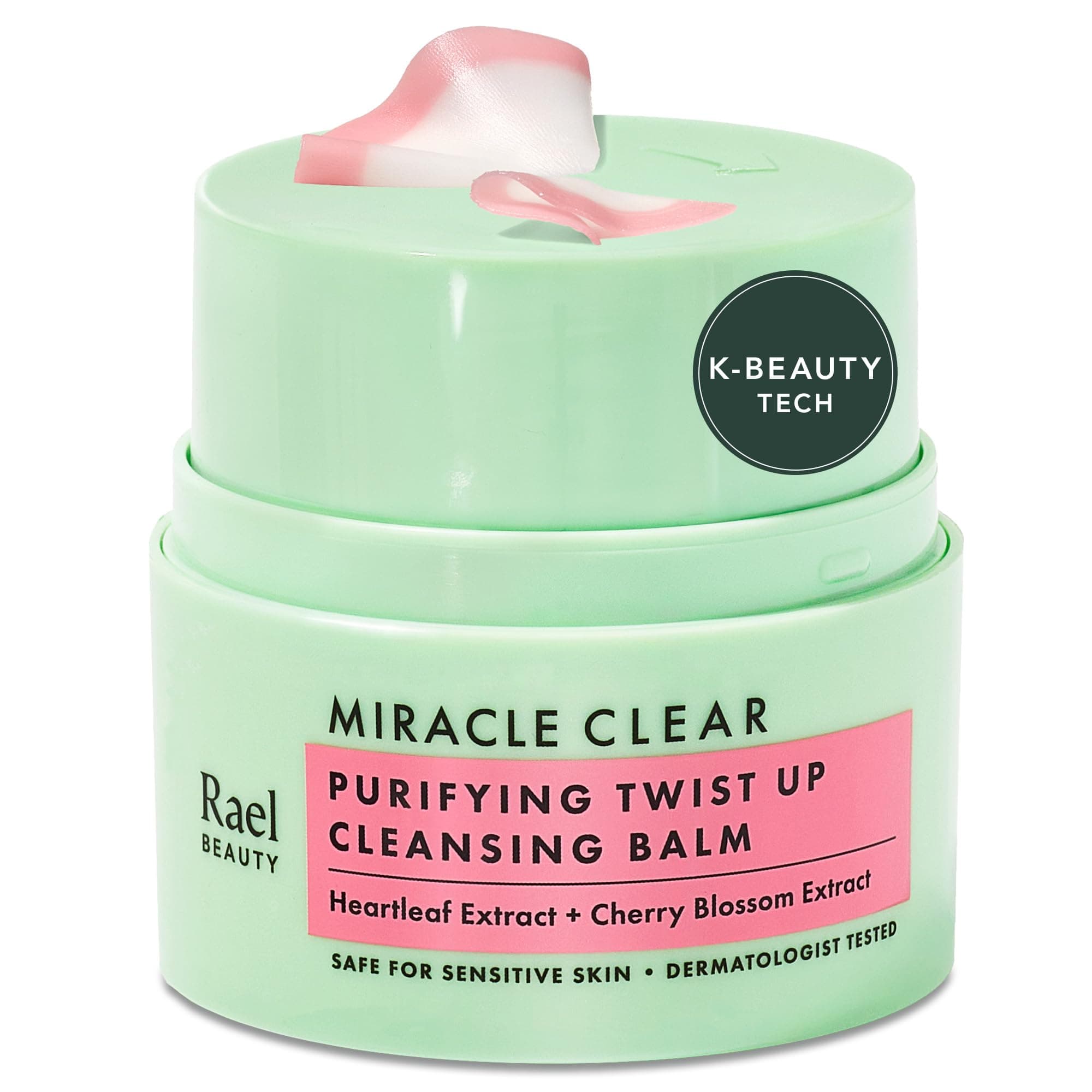 Miracle Clear Facial Cleanser – Makeup Remover, Daily Face Wash, Gentle Deep Pore Cleansing Korean Skin Care for Oily & Combination Skin (Cleansing Balm, 1.69 fl. oz)