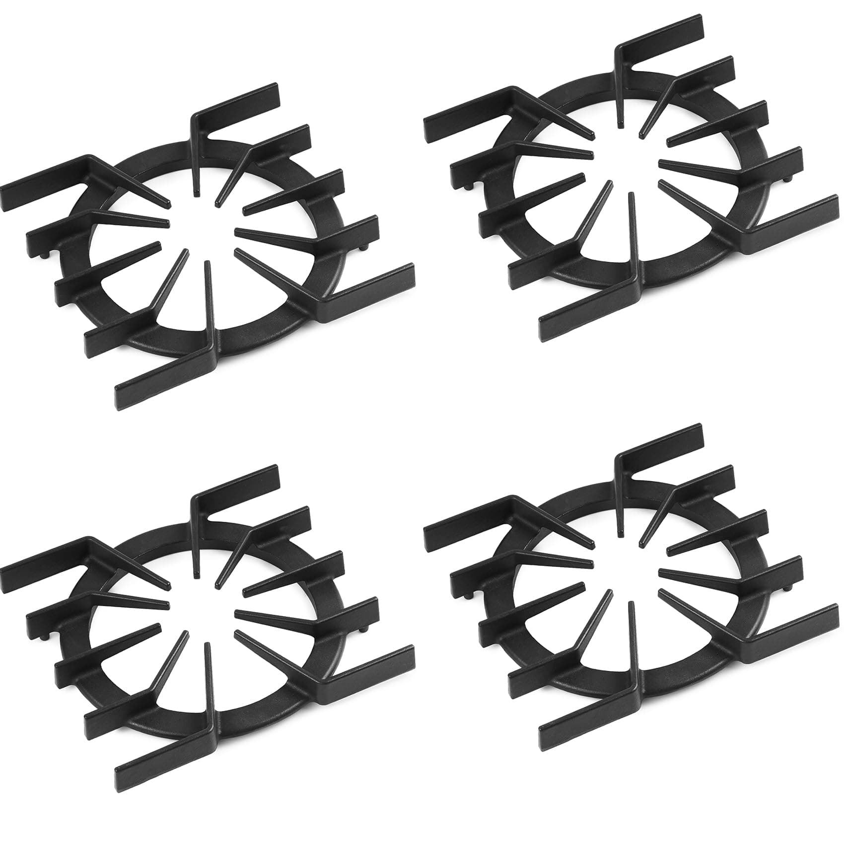 4 Pcs PA060037 Spider Grate Replacement for Viking Stove Parts 10”x 10.9” IN Cast Iron Burner Grate Viking Gas Range Grate PA060024 Cooktop Grate Stove Rack