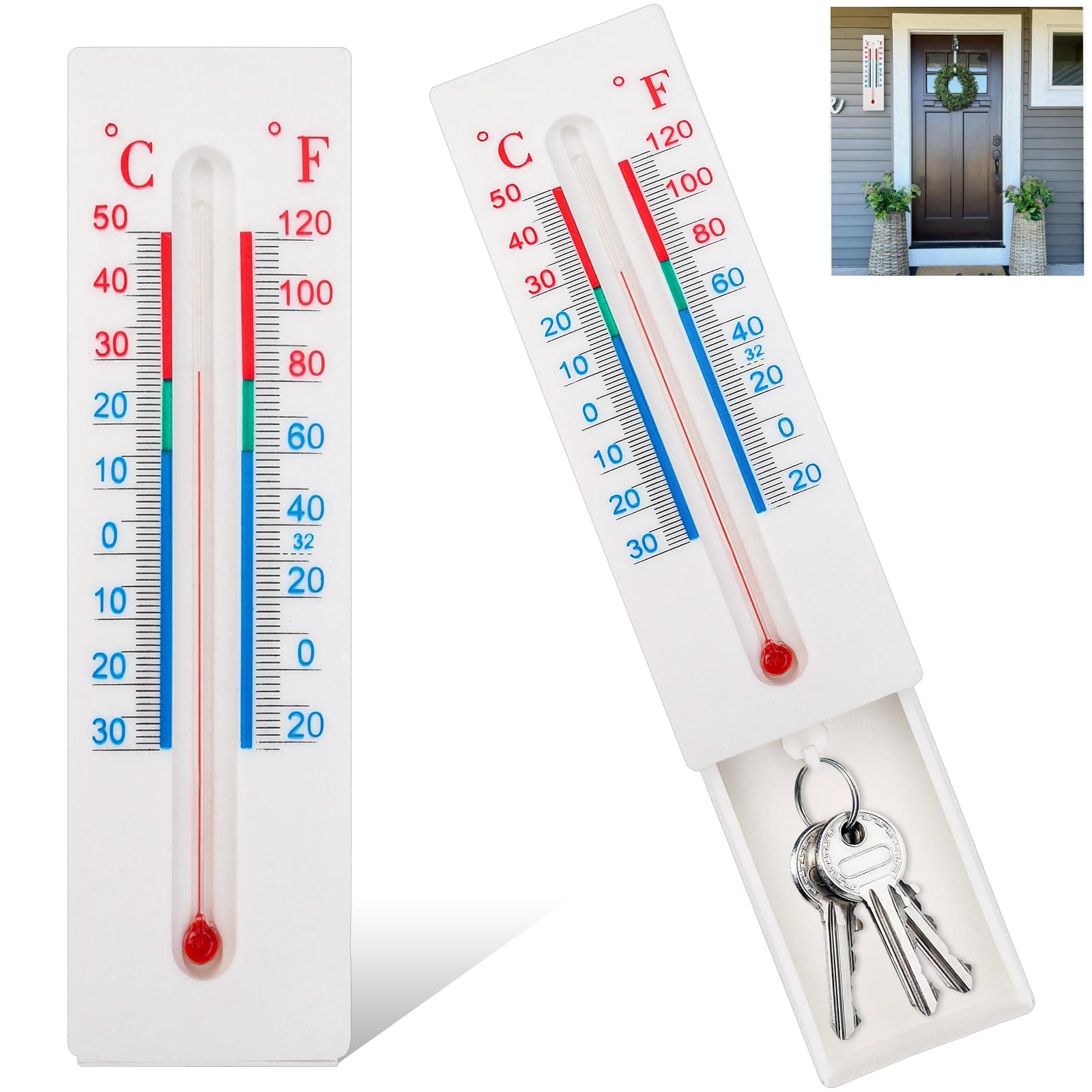 Dexspoeny Key Hiders Outdoor, House Spare Key Hider for Safe Storage, Secret ...