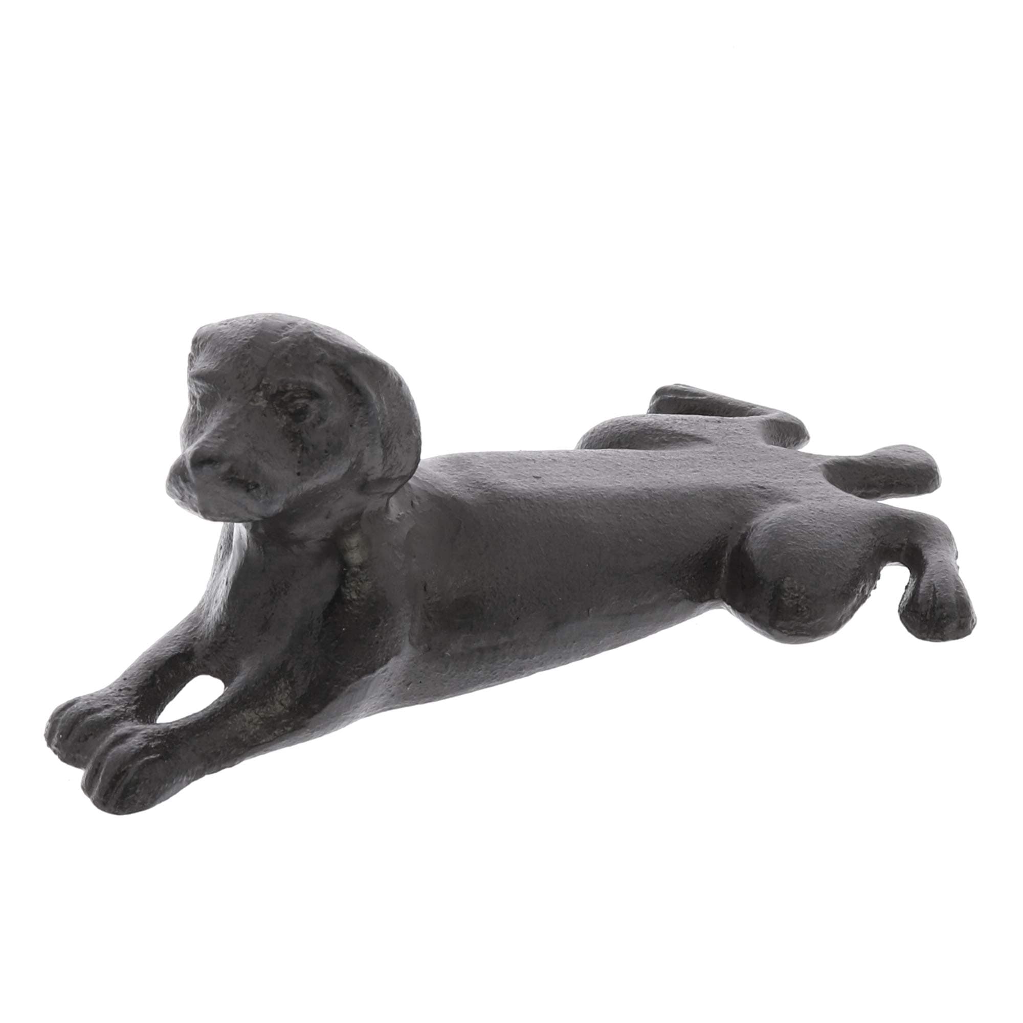 HomArt3539-13 Lab Door Wedge, Cast Iron - Antique Brown, 6.50-inch Length