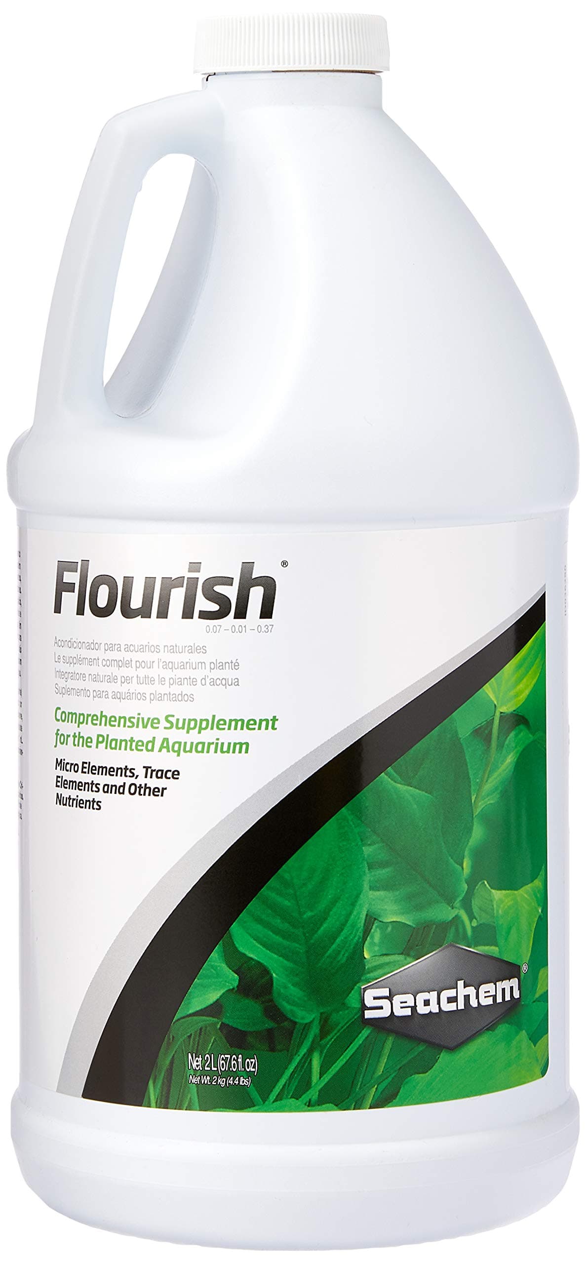 Seachem Flourish Freshwater Plant Supplement - Aquarium Element and Nutrient Blend 2L / 67.6 oz