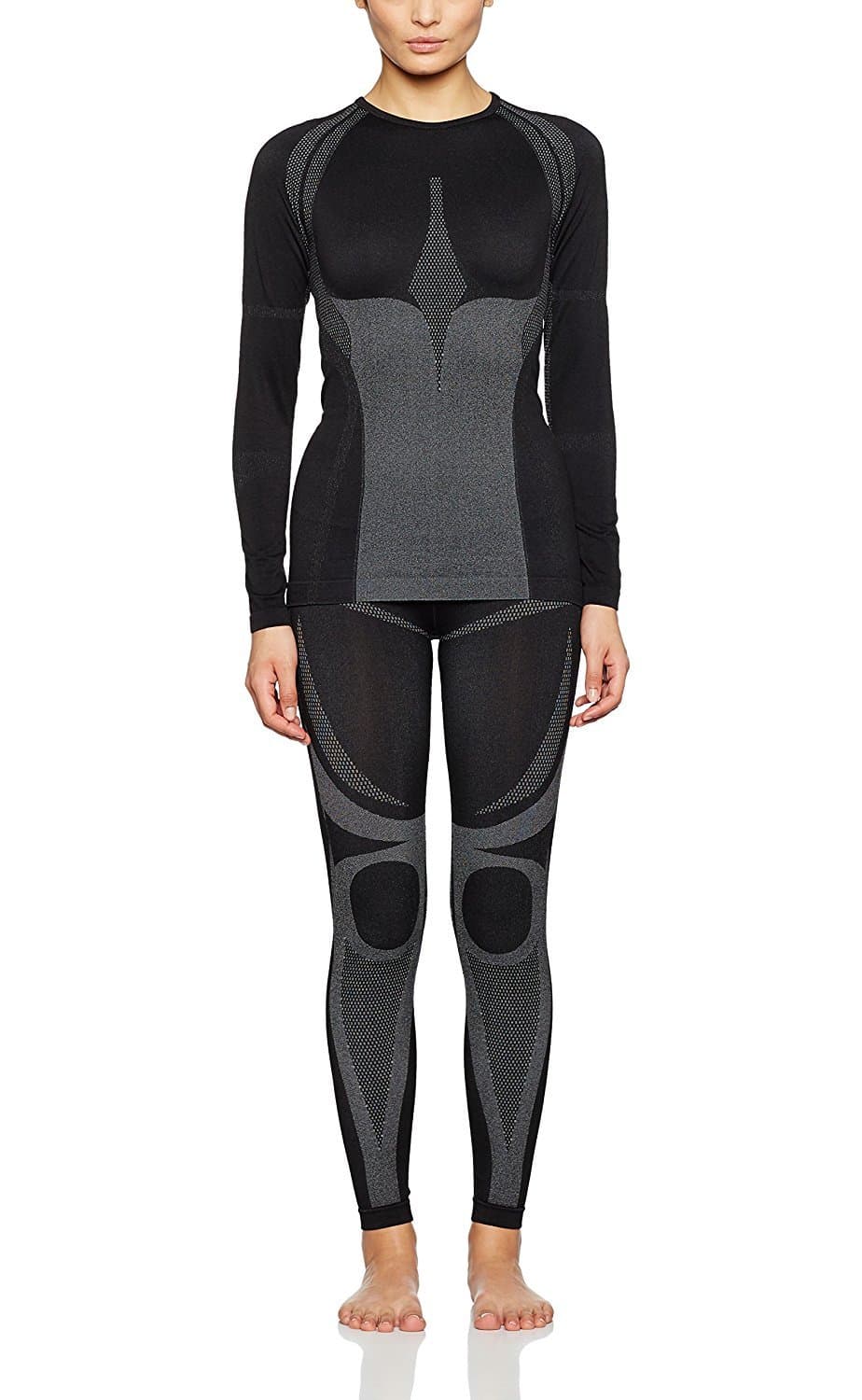 Medico Women's Seamless Set of Professional Functional Underwear for Skiing, Motorcycling, Thermals Highly-Elastic