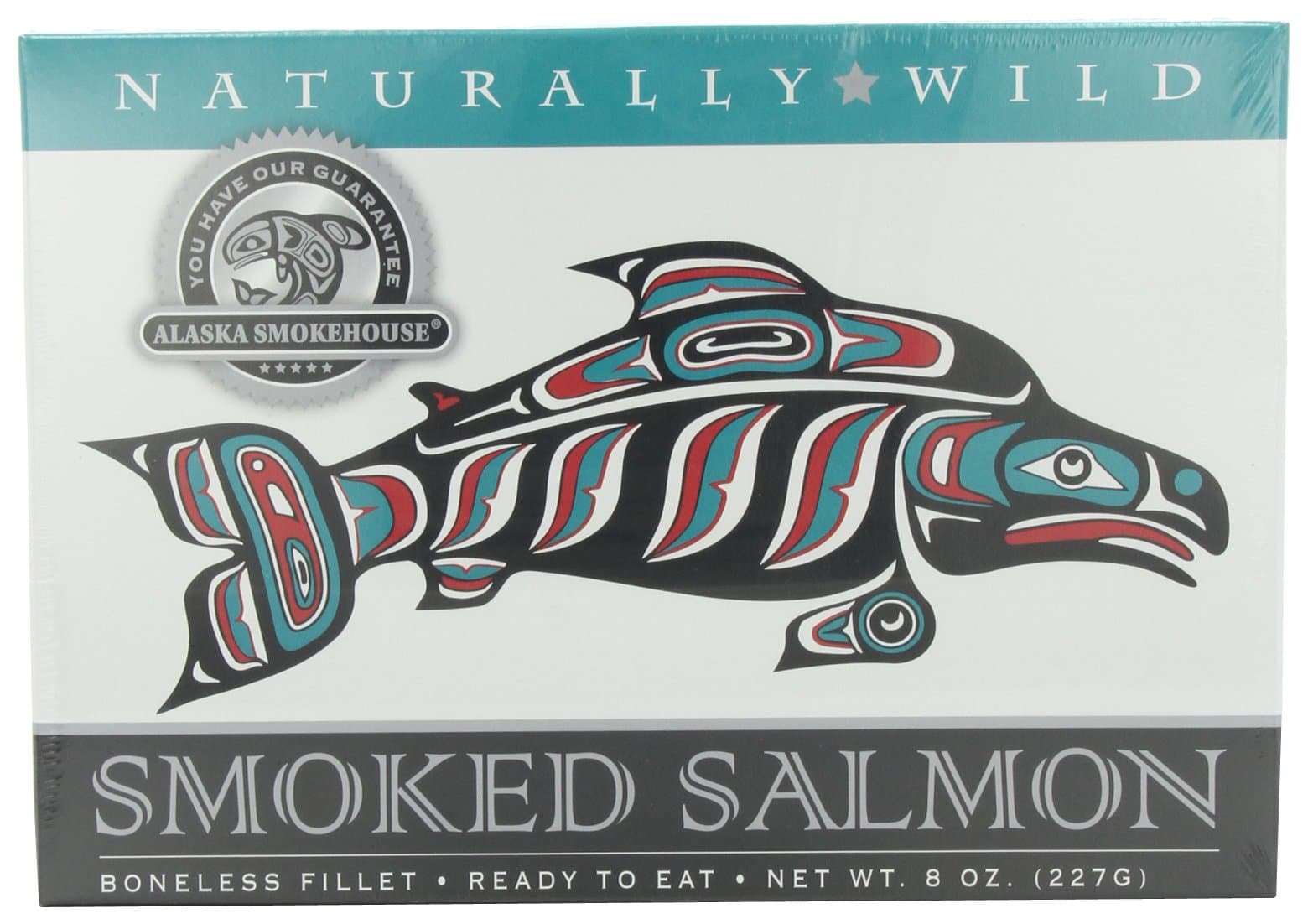 Smoked Salmon Fillet, 8-Ounce Gift Boxes (Pack of 2)