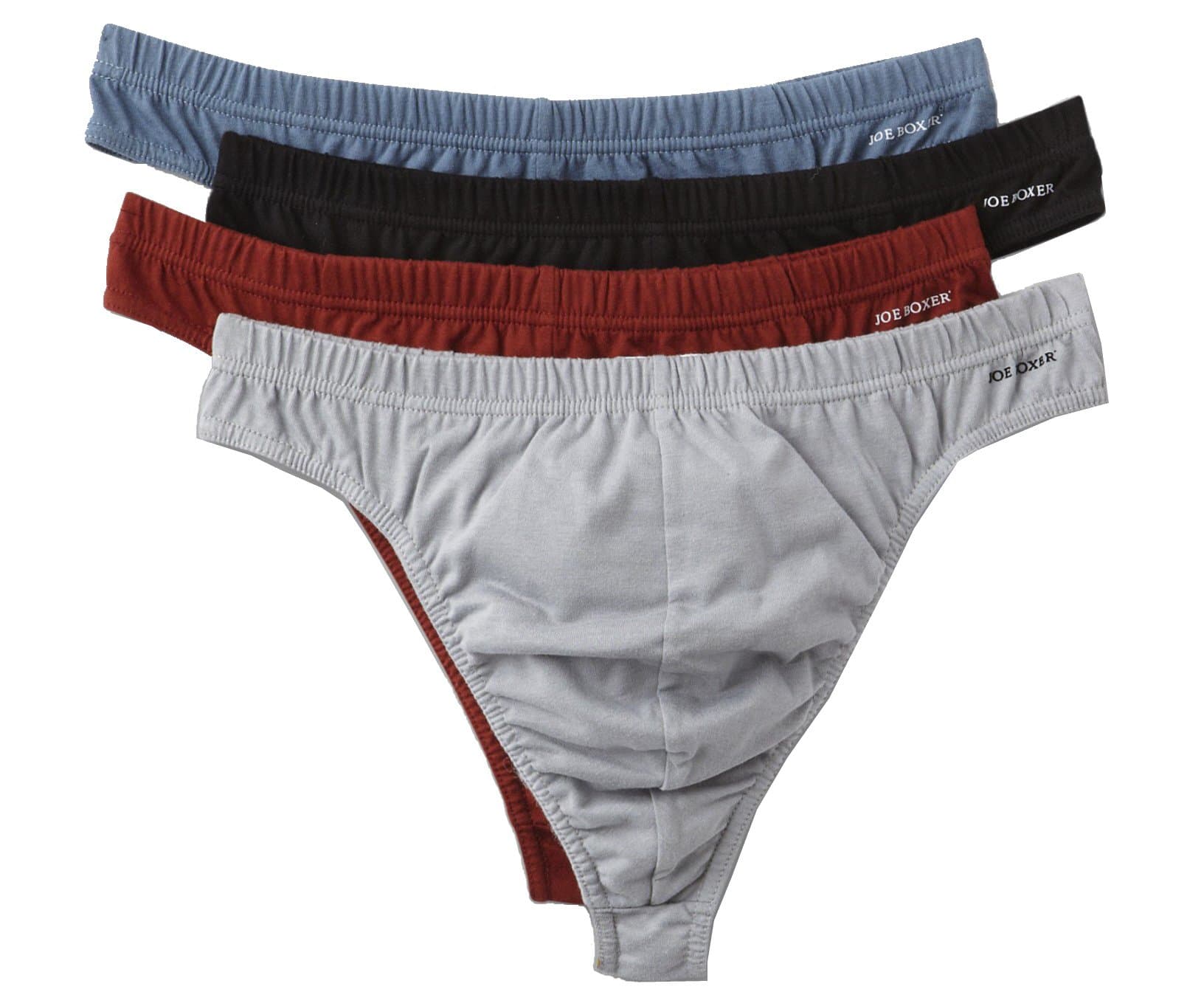 4 Pairs Joe Boxer Men's Thong Underwear Small /28-30