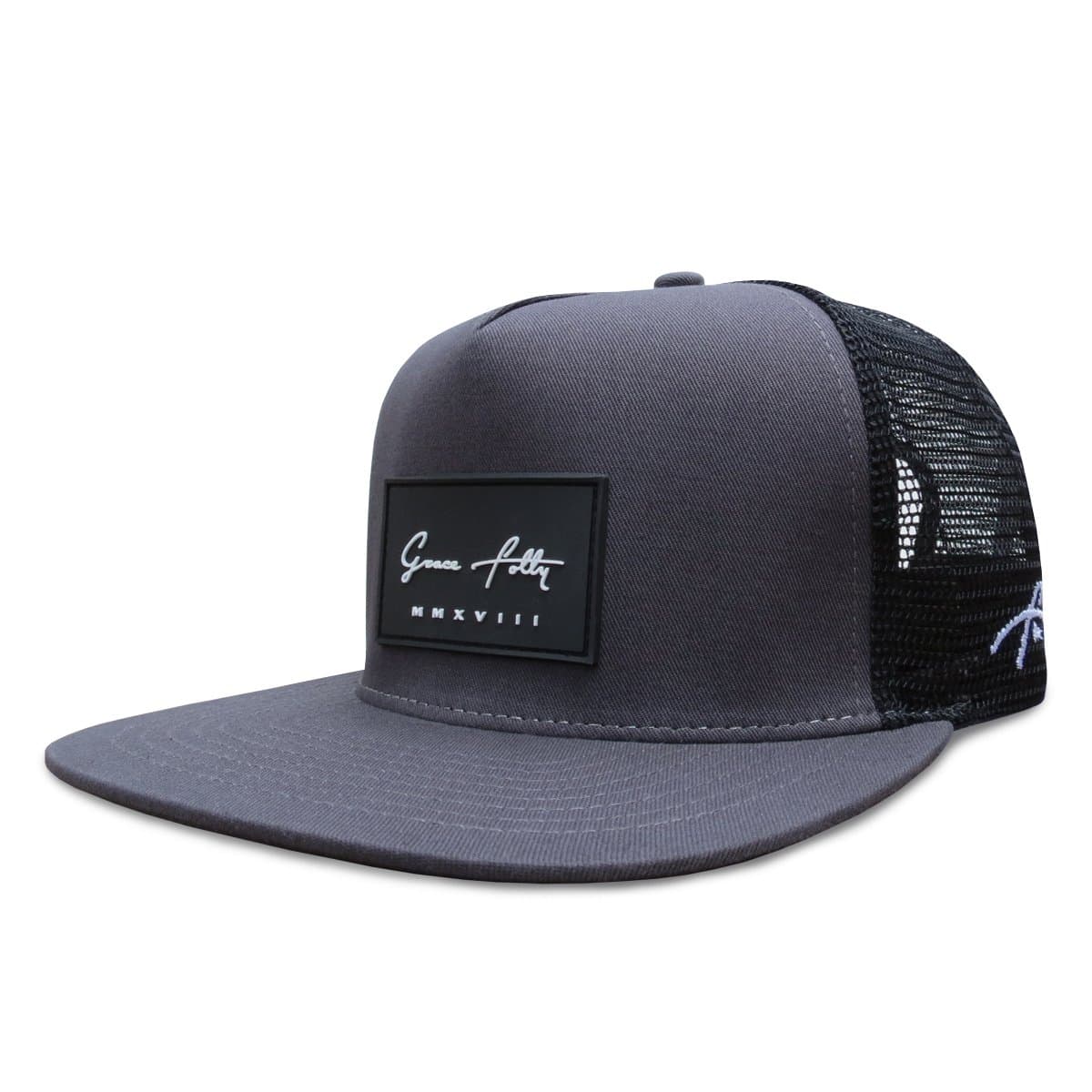 Grace Folly Trucker Hat for Men & Women. Snapback Mesh Caps