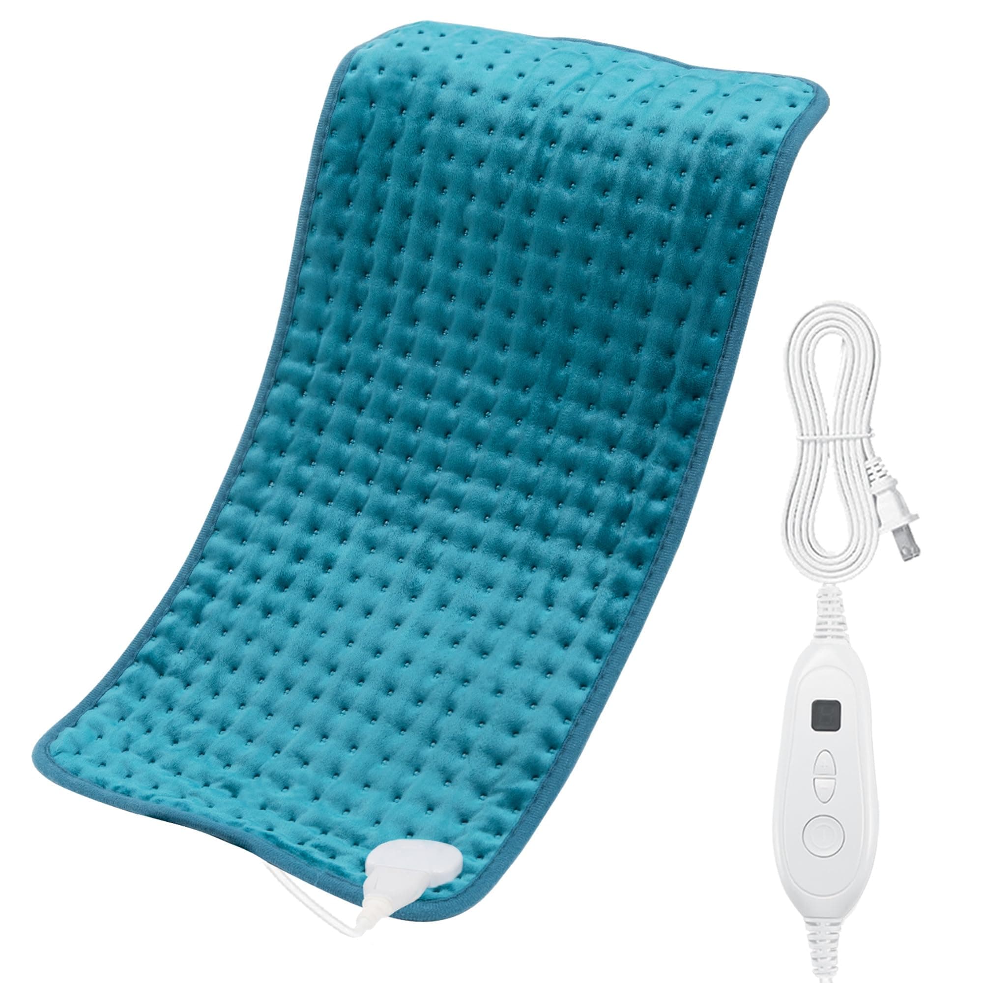 DAILYLIFEHeating Pad 12"x24" Cozy Electric Blanket UL Certified with Overheating Protection | 6 Heating Settings | Auto-Off | Machine Washable