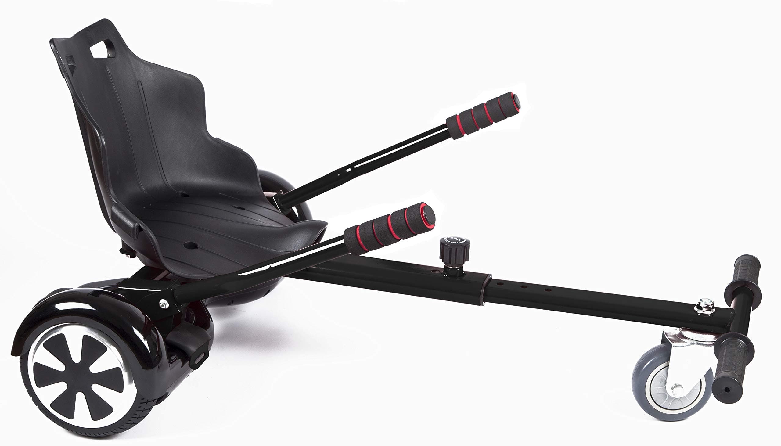 iBuyerHoverkart Classic Racer Go Kart Conversion Kit Adjustable Seat For Electric Self Balancing Scooters - Fits All Hoverboards 6.5’,8’,10’ Colours Available