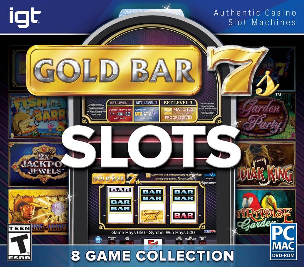 Encore Games IGT Slots Gold Bar 7's 8-Pack