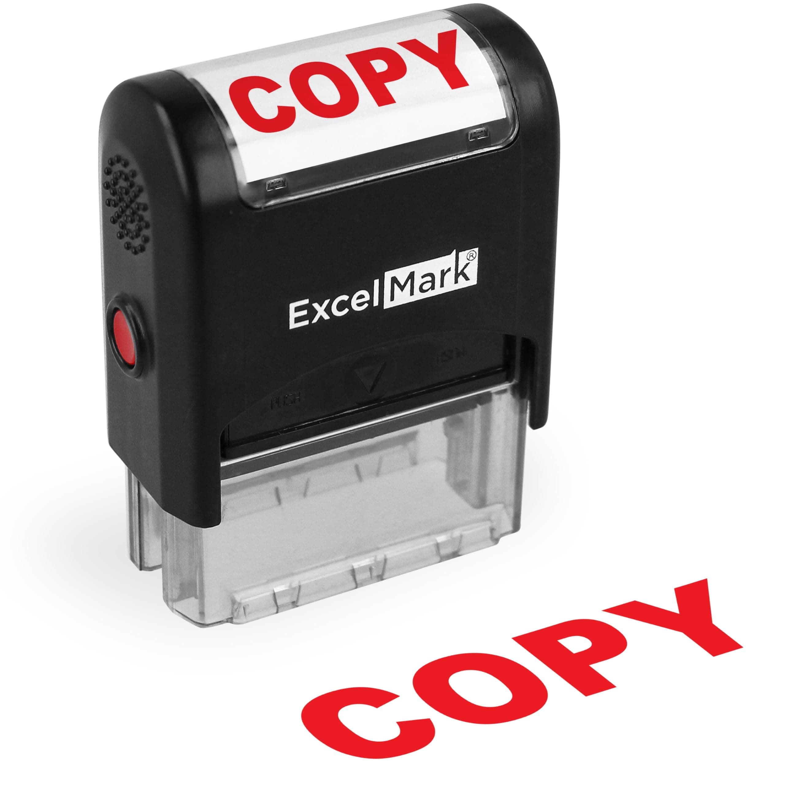 ExcelMark COPY Self-Inking Rubber Stamp (A1539-Red Ink)