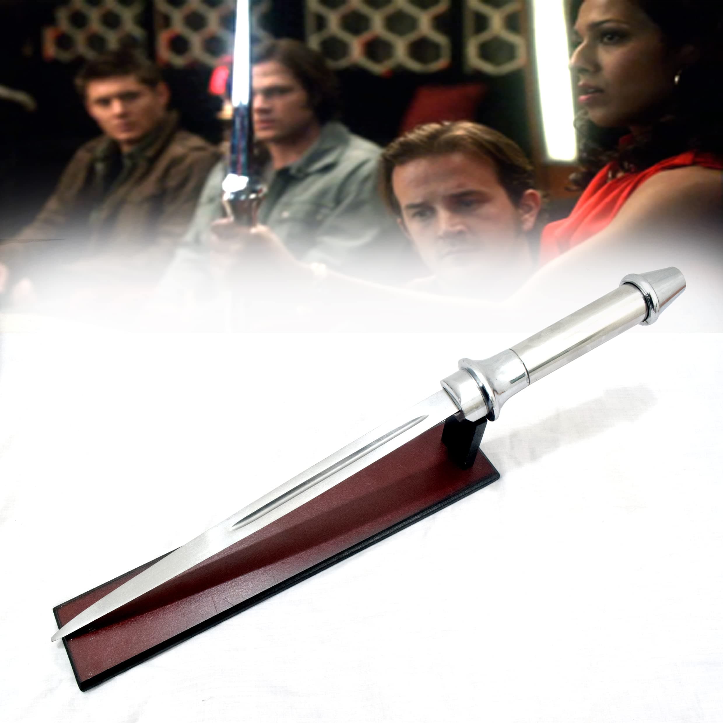 Angel Blade with Stand - Supernatural, Silver