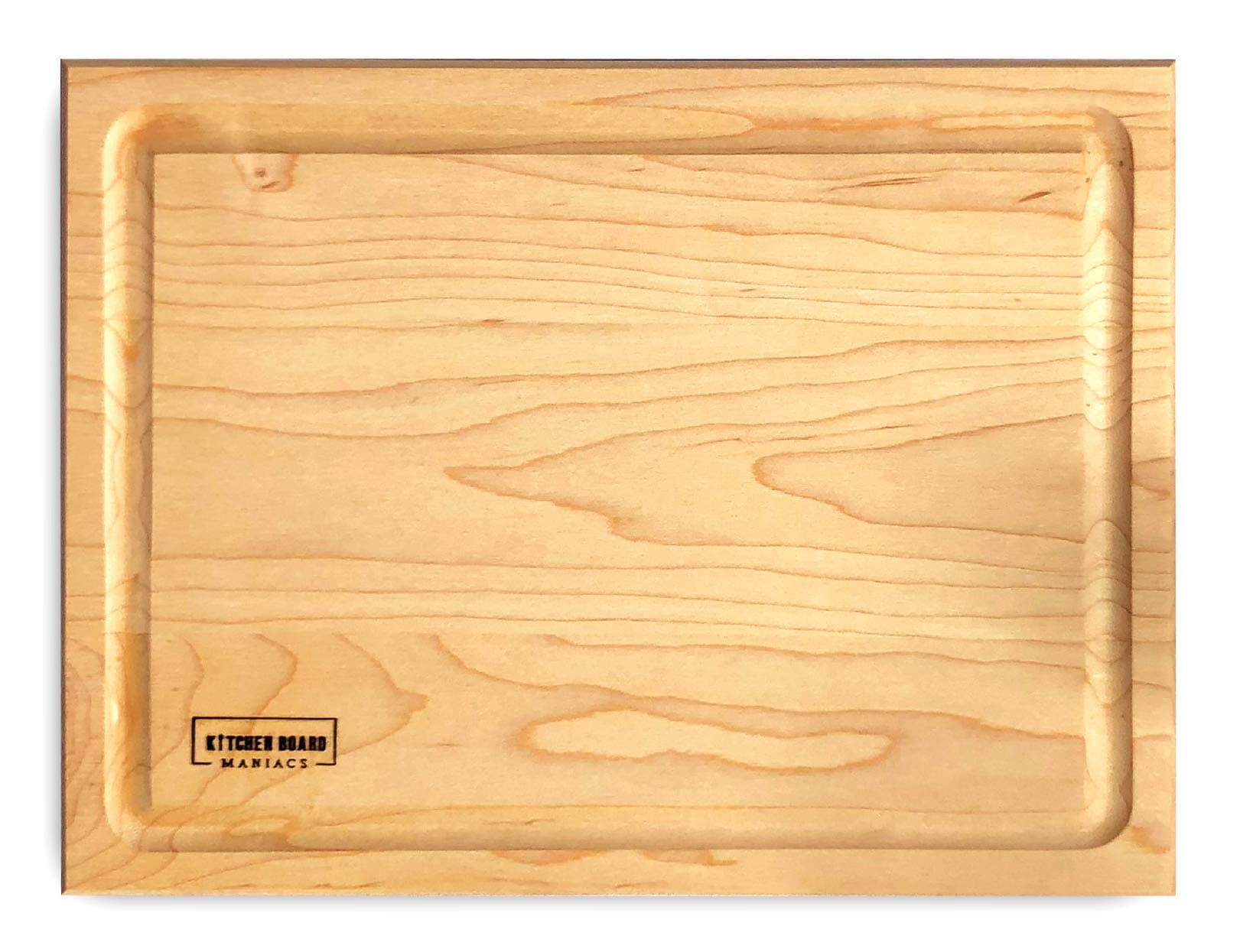 Maple Wood Cutting Boards for Kitchen 14x10 | Hardwood Kitchen Board that Serves as a Wooden Block for Your Kitchen