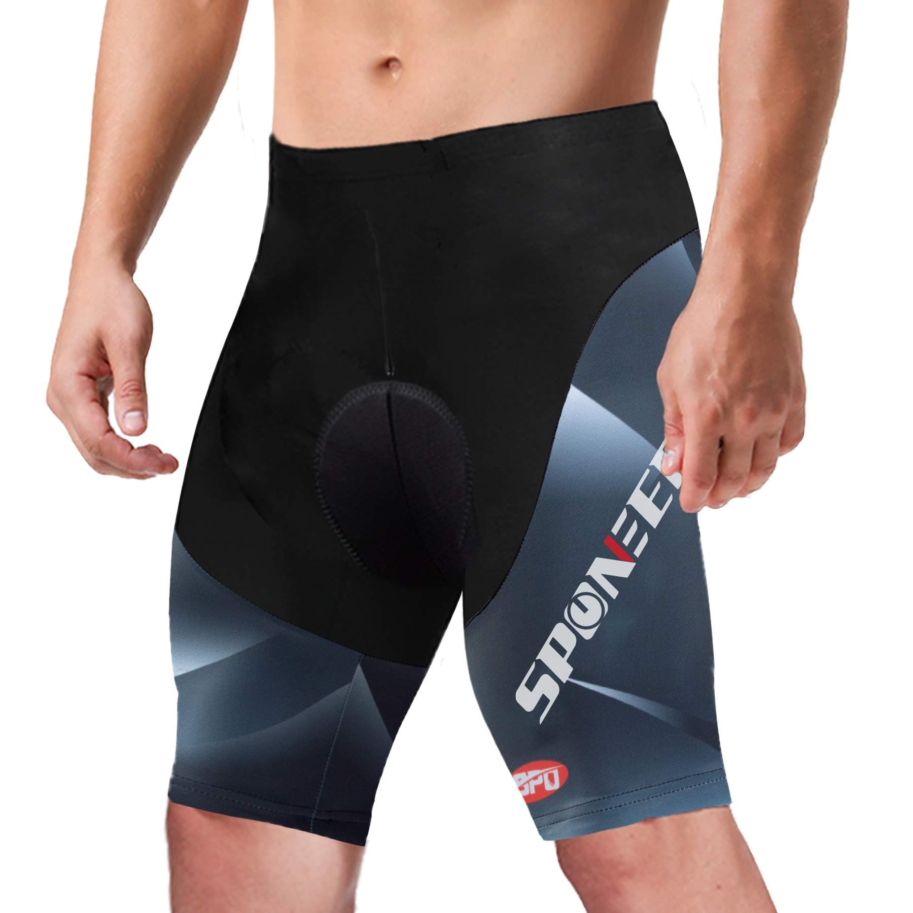 sponeed Men's Cycling Padded Shorts Men Bike Short Pants Cycle Spandex Tights Biking Wear