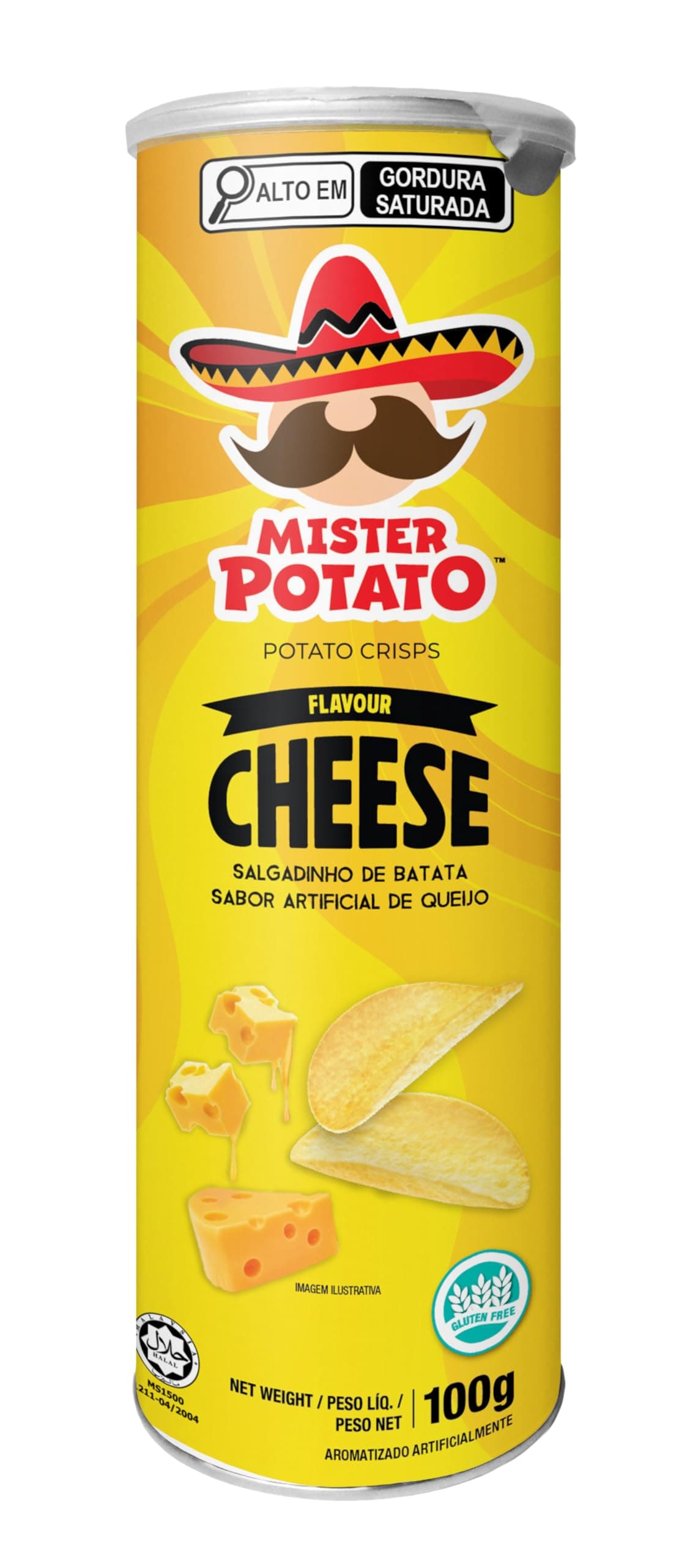 MISTER POTATO CHEESE FLAVOUR, 3.53OZ/100GM