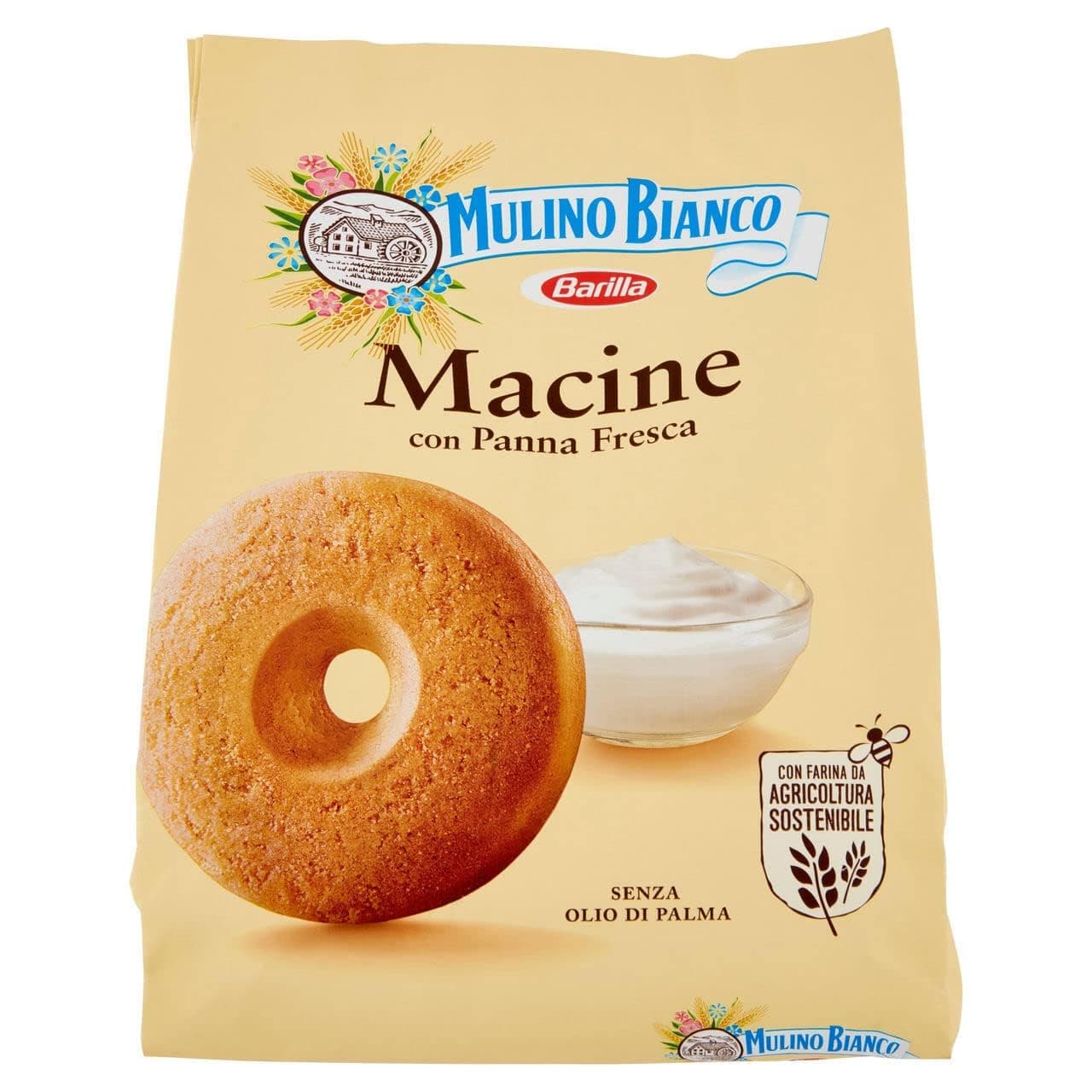 "Macine" Shortbread cookies Cream - 28.21 Oz (800g) [ Italian Import ]
