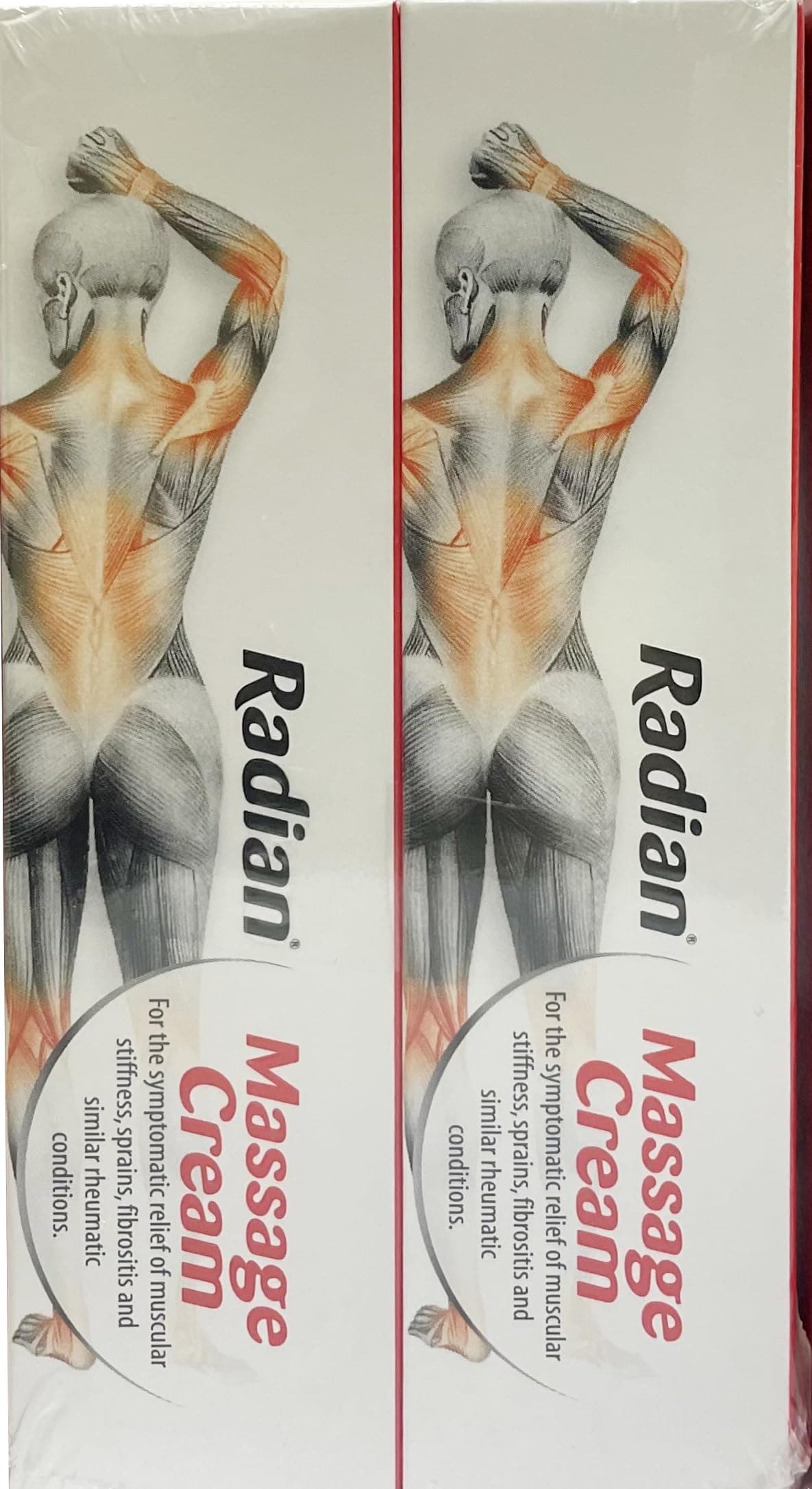 RADIAN Massage Cream Twin Pack 40 g