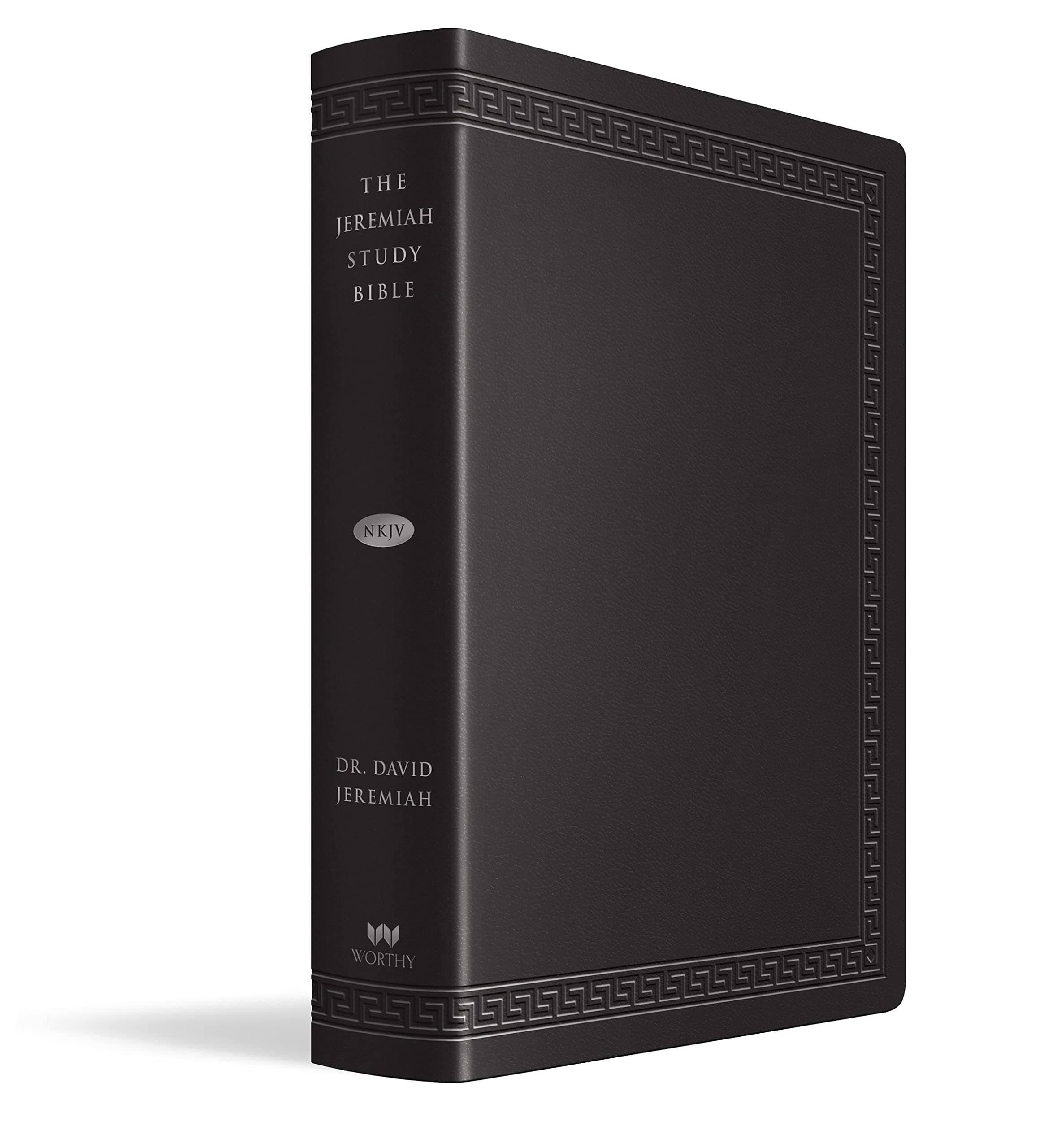 The Jeremiah Study Bible, NKJV Large Print Edition, Black LeatherLuxe® w/thumb index: What It Says. What It Means. What It Means for You.