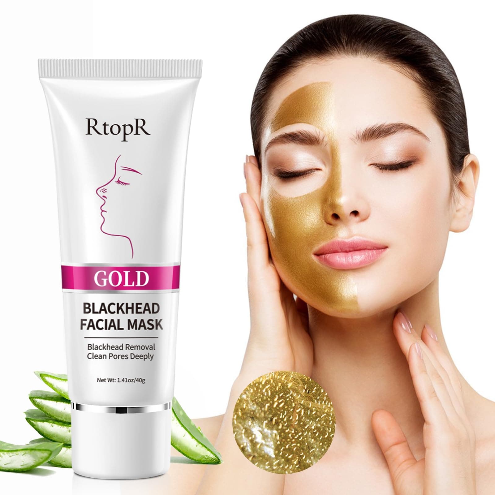 Blackhead Remover Mask, For All Skin Types, Deep Cleansing Blackheads, Dirts, Pores, Peel Off Facial Mask Nose Strips
