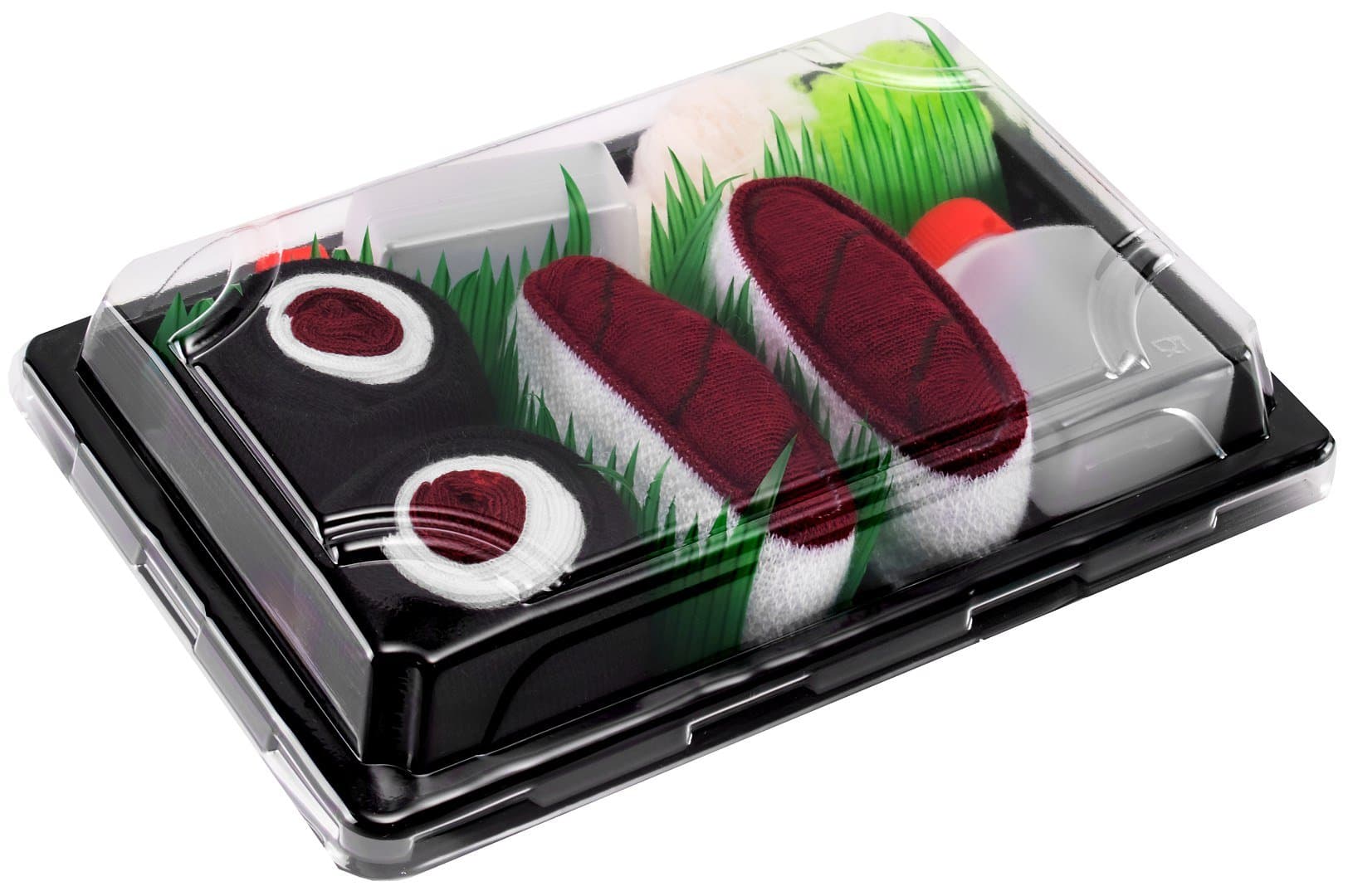 Rainbow SocksWoman Man Sushi Socks Box Tuna and Tuna Maki - 2 Pairs