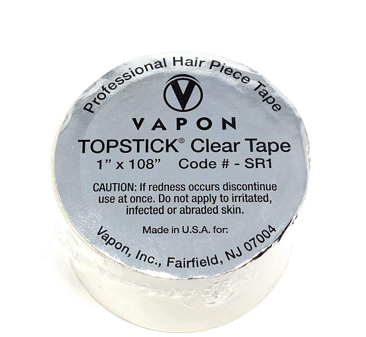 Double Sided Medical Grade Adhesive Tape Roll, 1 Inches x 108 Inches-Clear