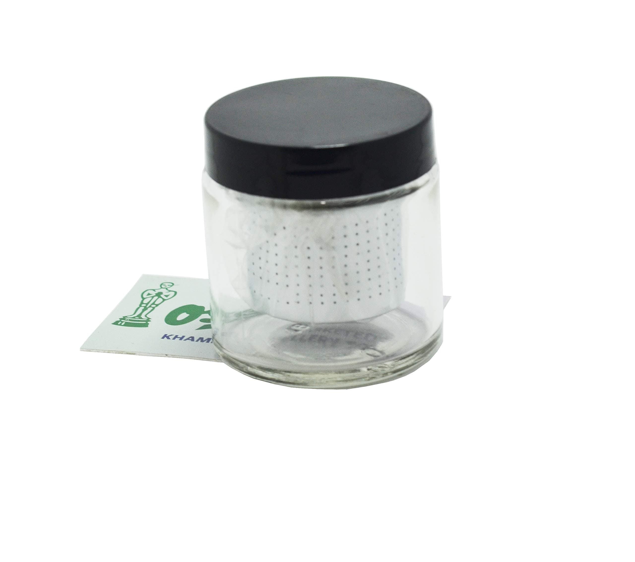 SWISSO Diamond Washing Cup Gemstone Cleaning Glass Jar with Sieve