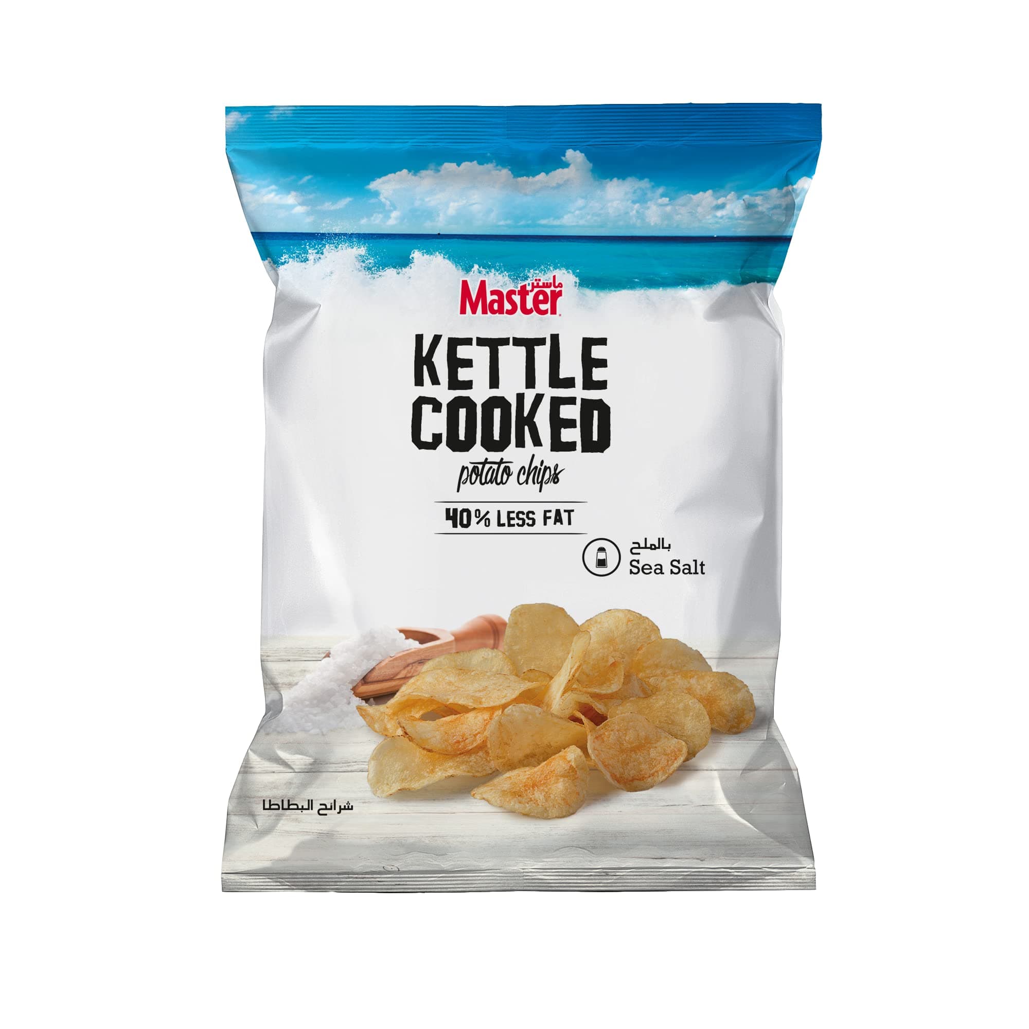 MASTER KETTLE COOKED CHIPS SALT 170GM
