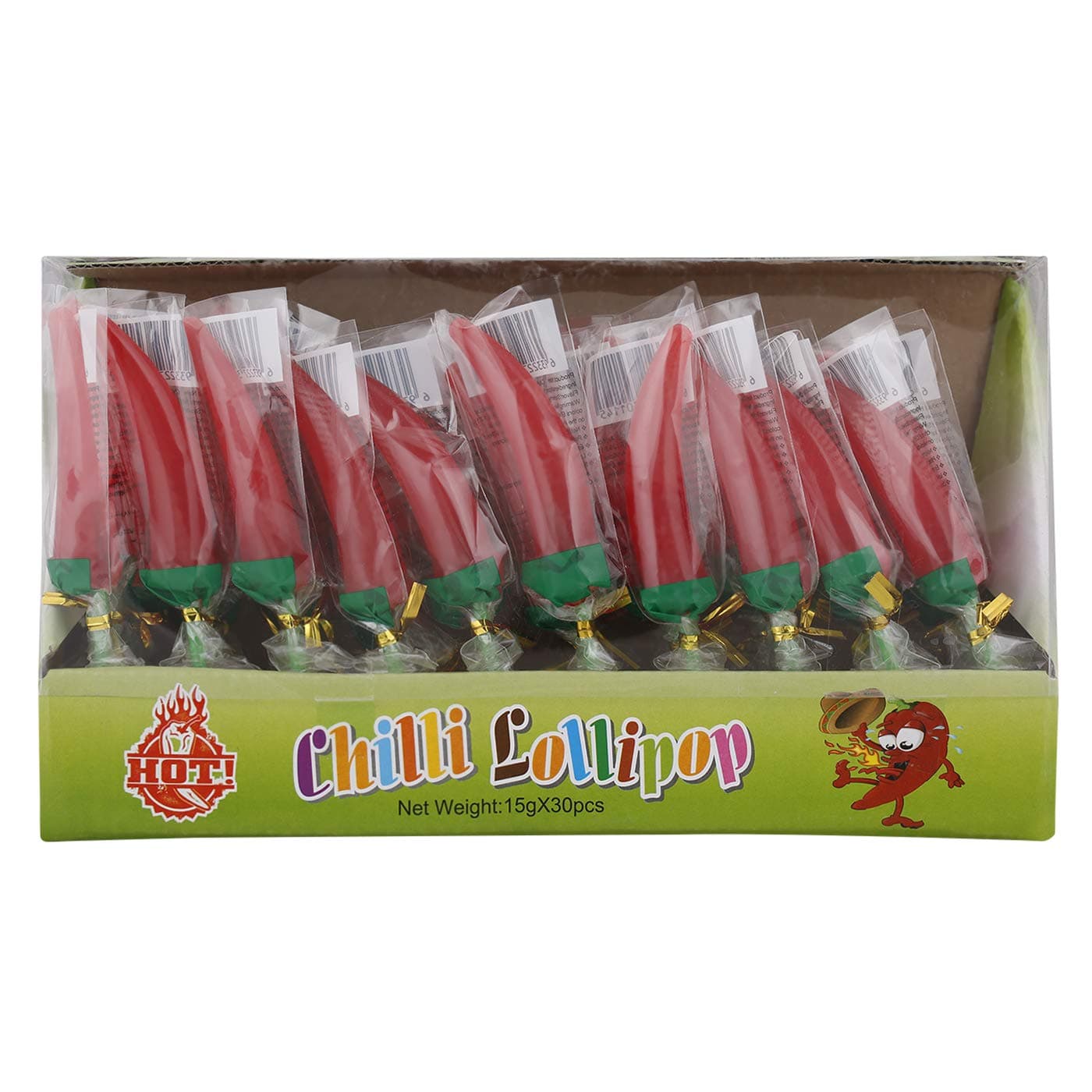 Xiaoxixi Chili Flavor Lollipop, 15 gm (Pack Of 30)