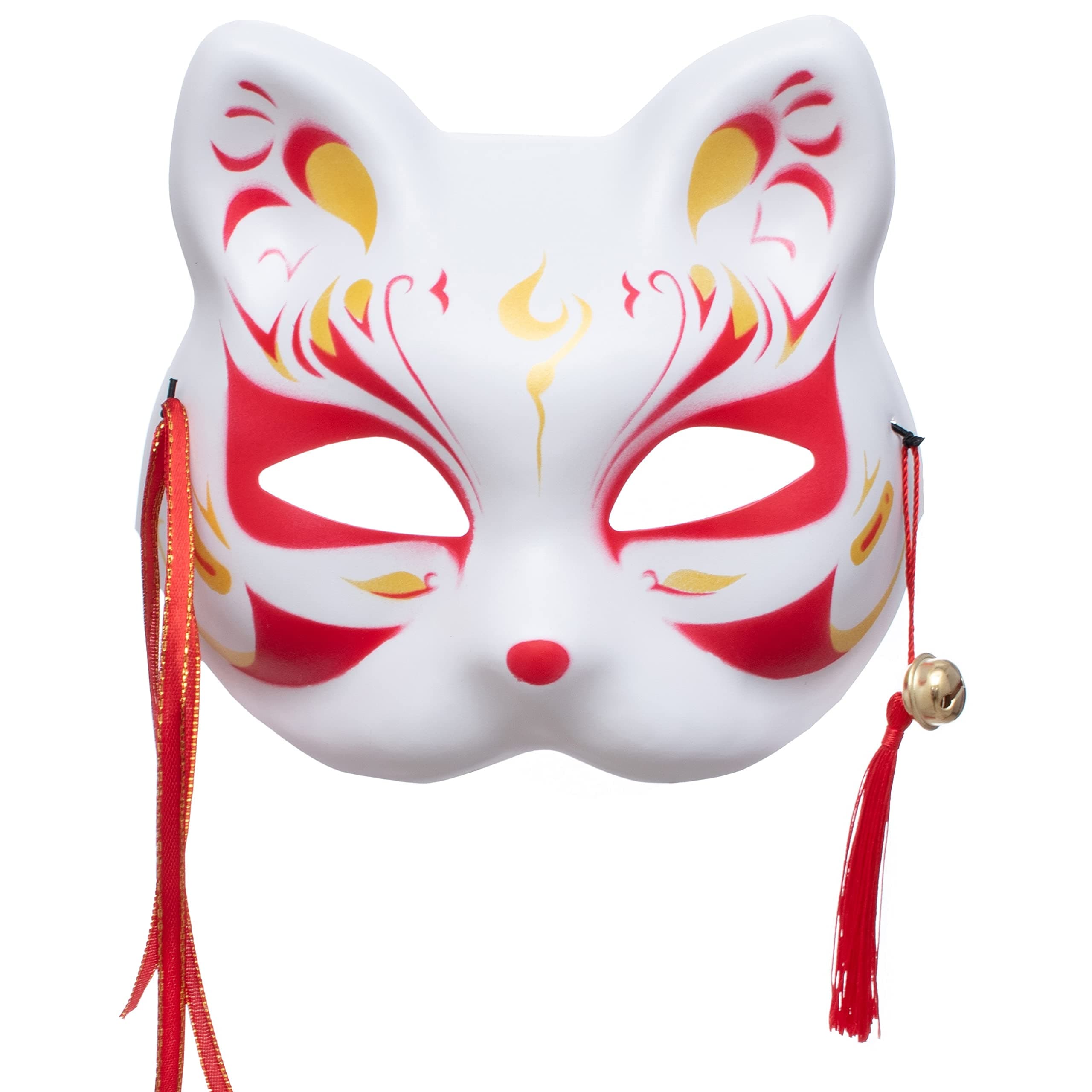 Japanese Kitsune Inu Boku Fox Cat Cute Cosplay Half Mask Masquerade Christmas